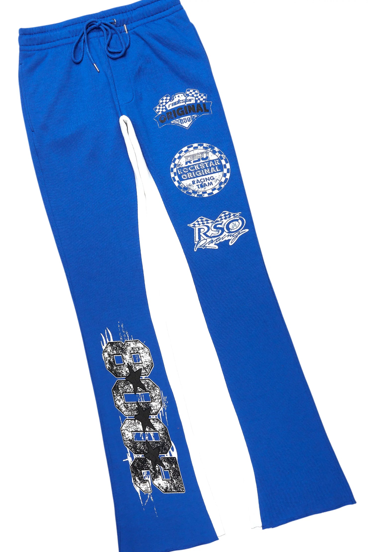 Racing Grung Royal Blue Hoodie/Baggy Track Pant Set