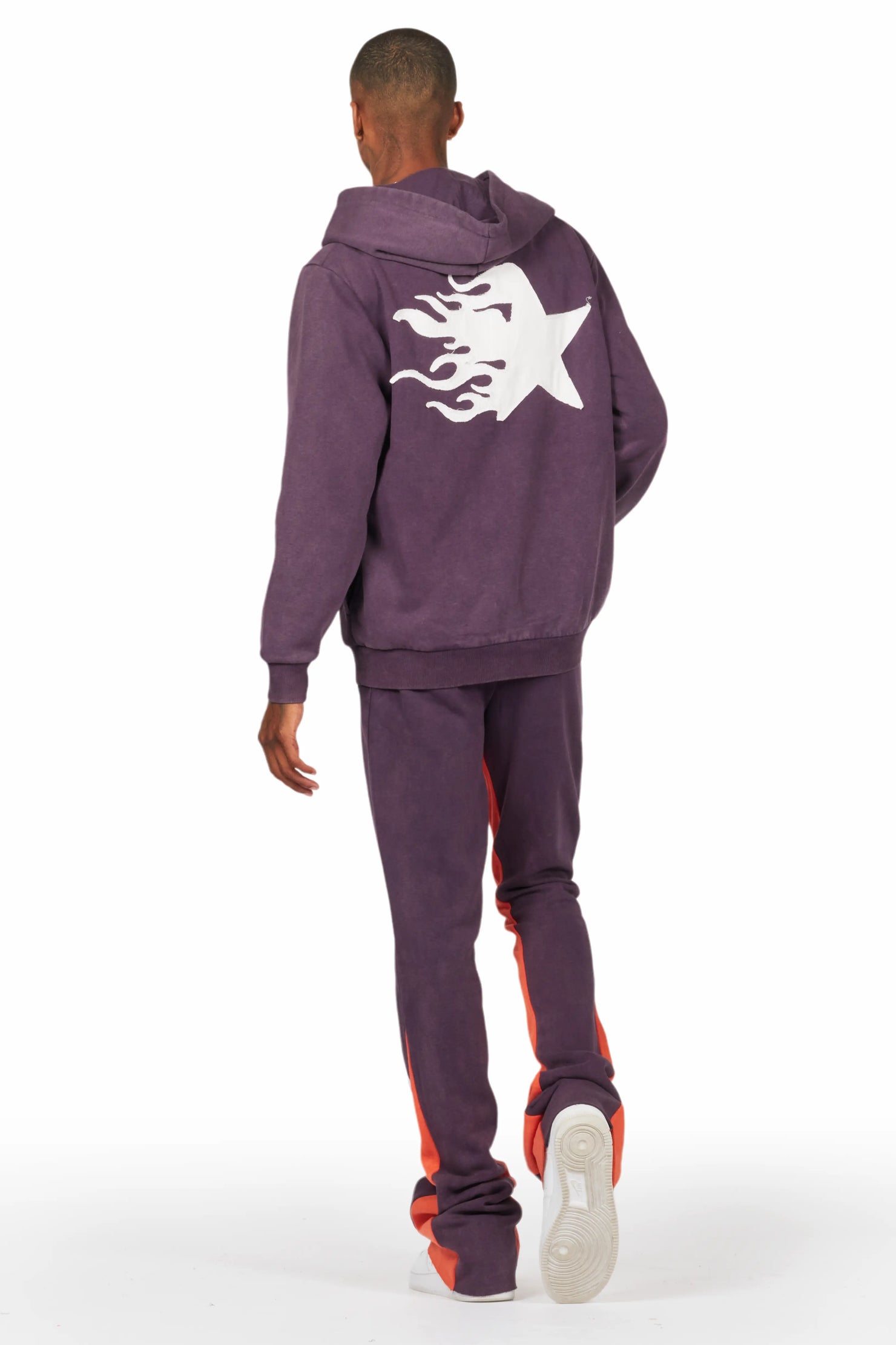 Pluton Purple Patchwork Stacked Track Set