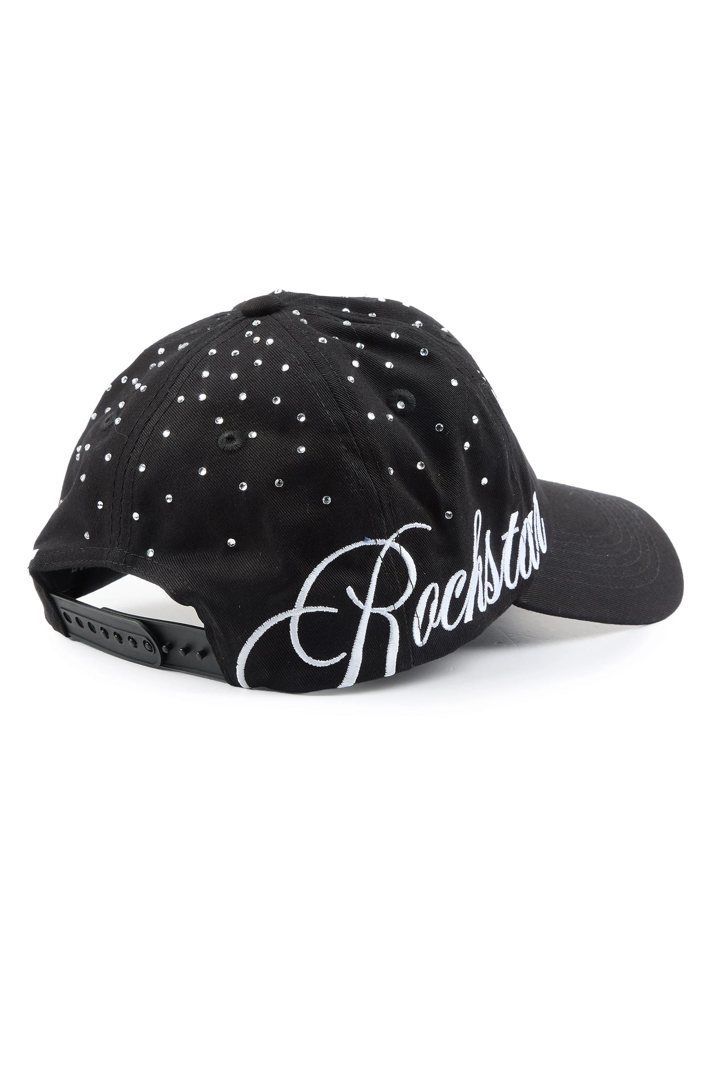 Denazia Black Rhinestone Trucker Hat