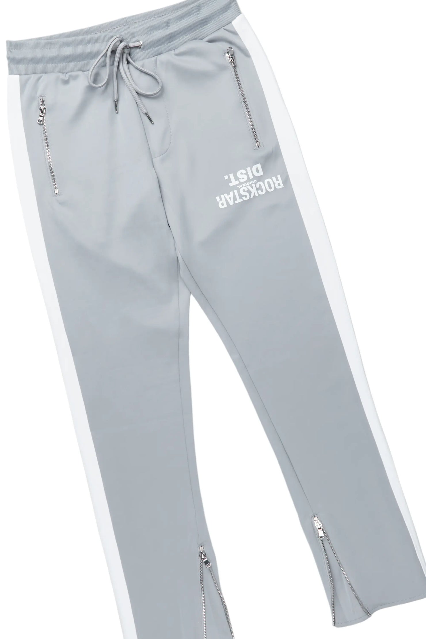 Dist. Town Grey Tricot Slim Fit Track Set