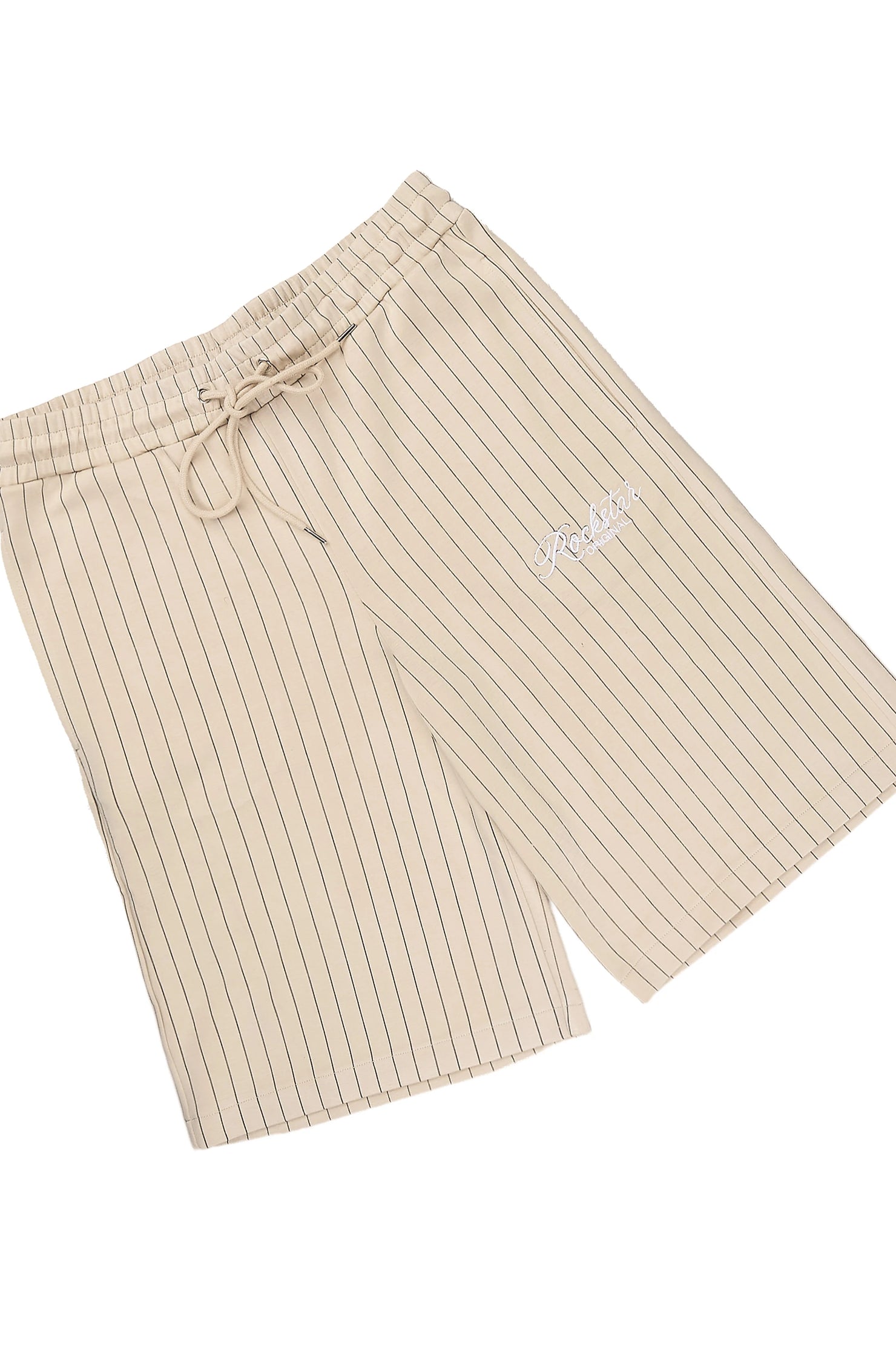 Hernan Beige Quarter Zip Raglan Short Set