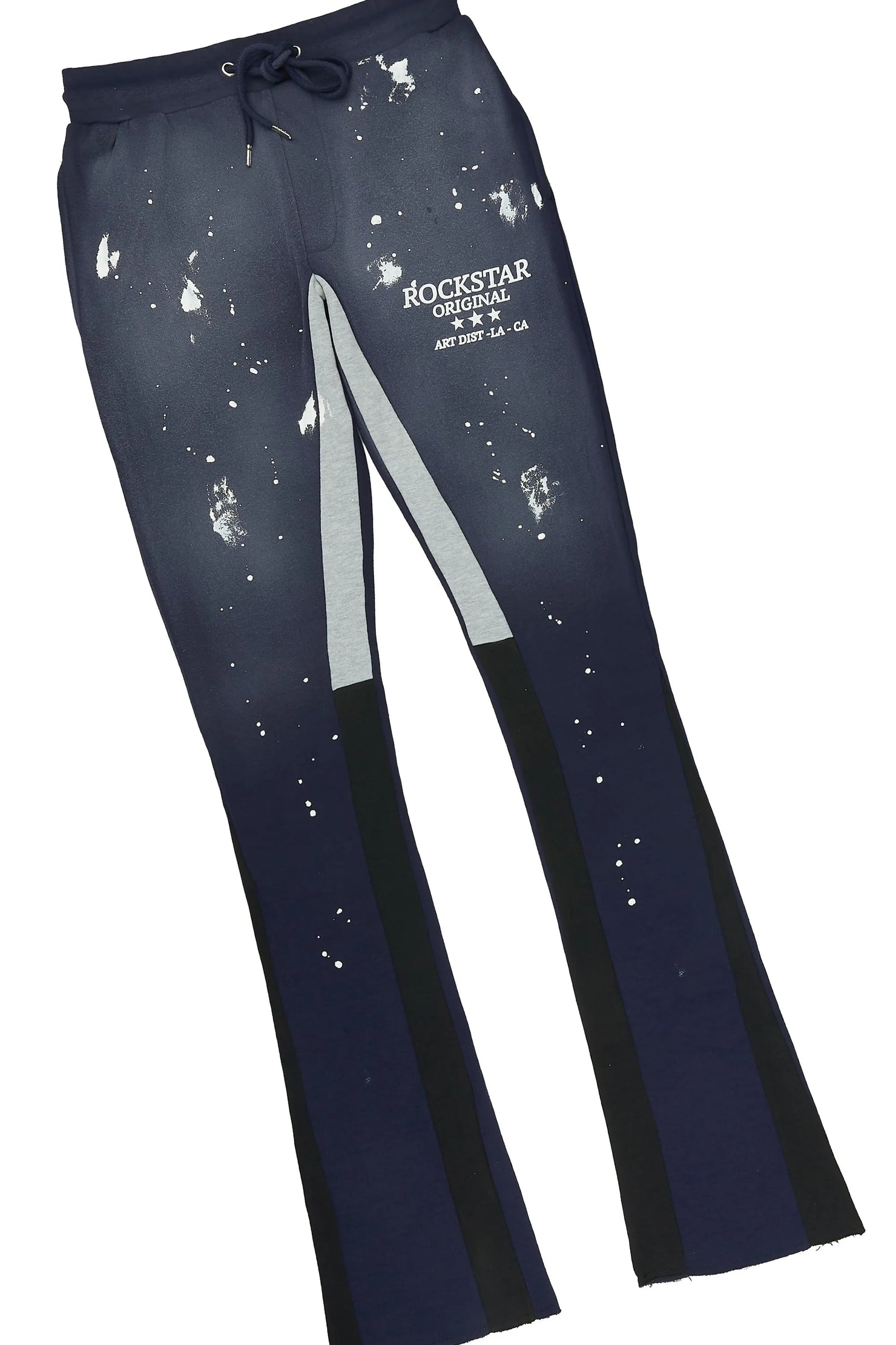 Damek White/Navy Cut Sleeve/Stacked Flare Track Set