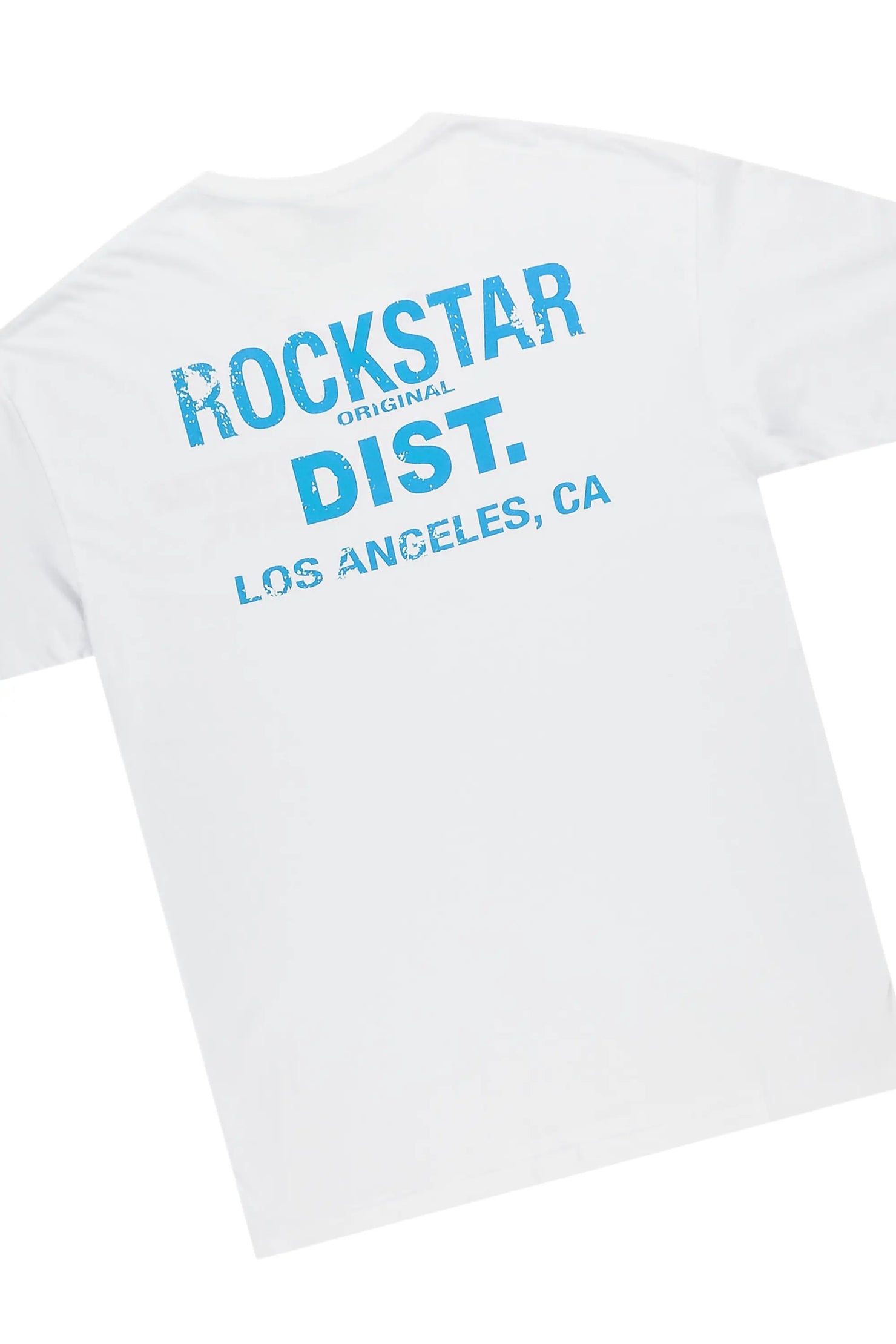 Lake White/Blue T-Shirt/Stacked Flare Cargo Jean Bundle