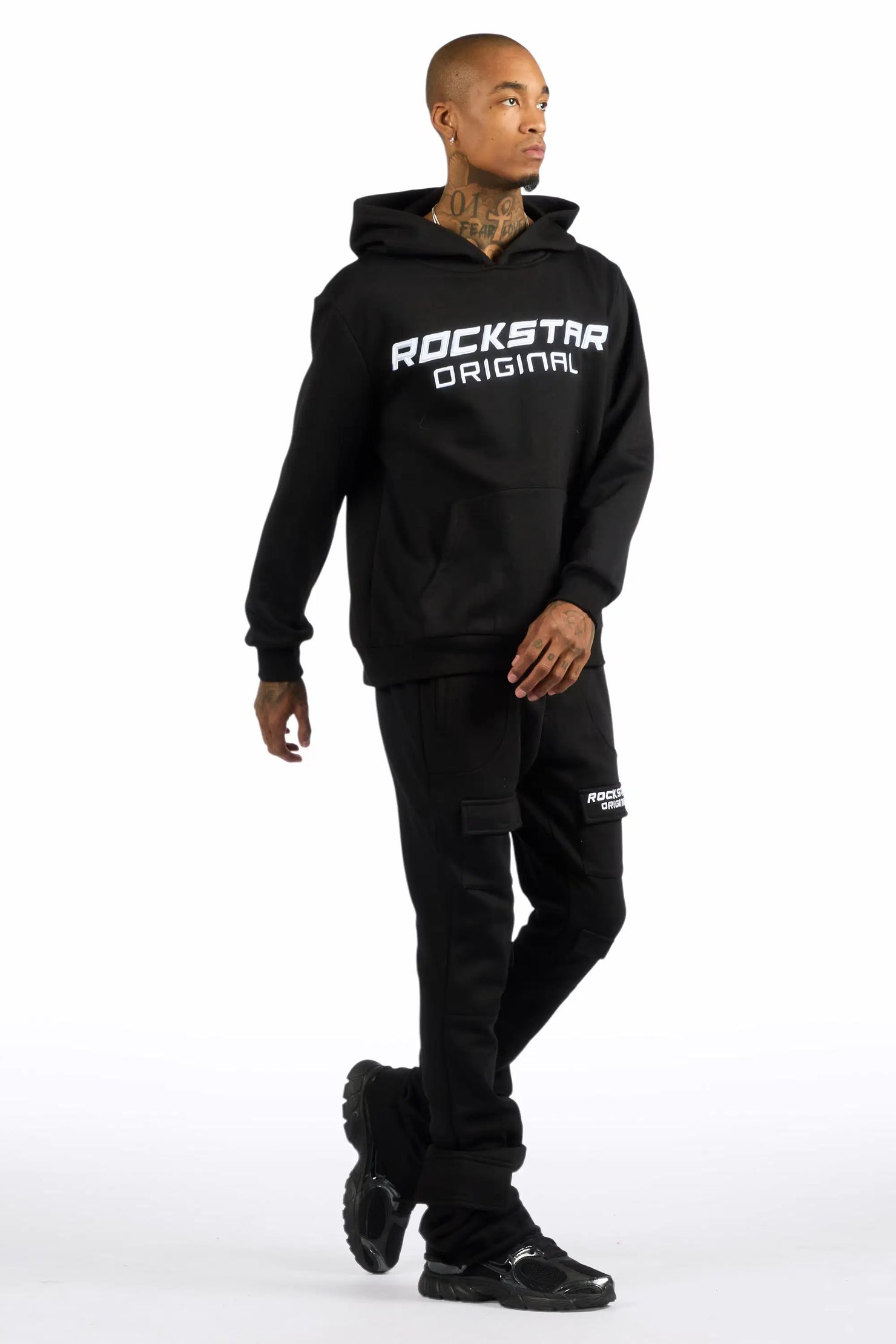 Connor Black Stacked Track Set