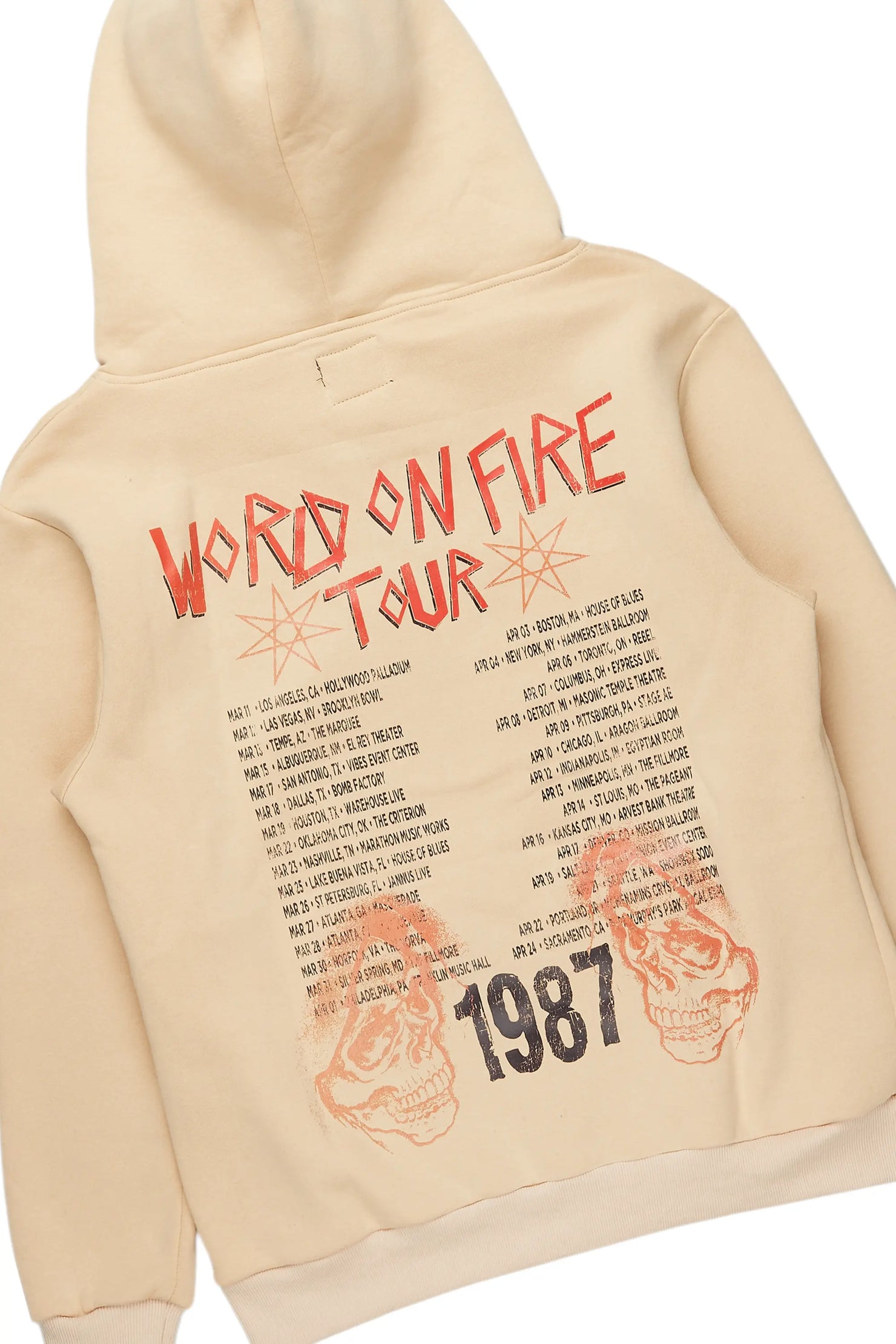 Barrett Sand/Tint Hoodie/Stacked Flare Jean Bundle