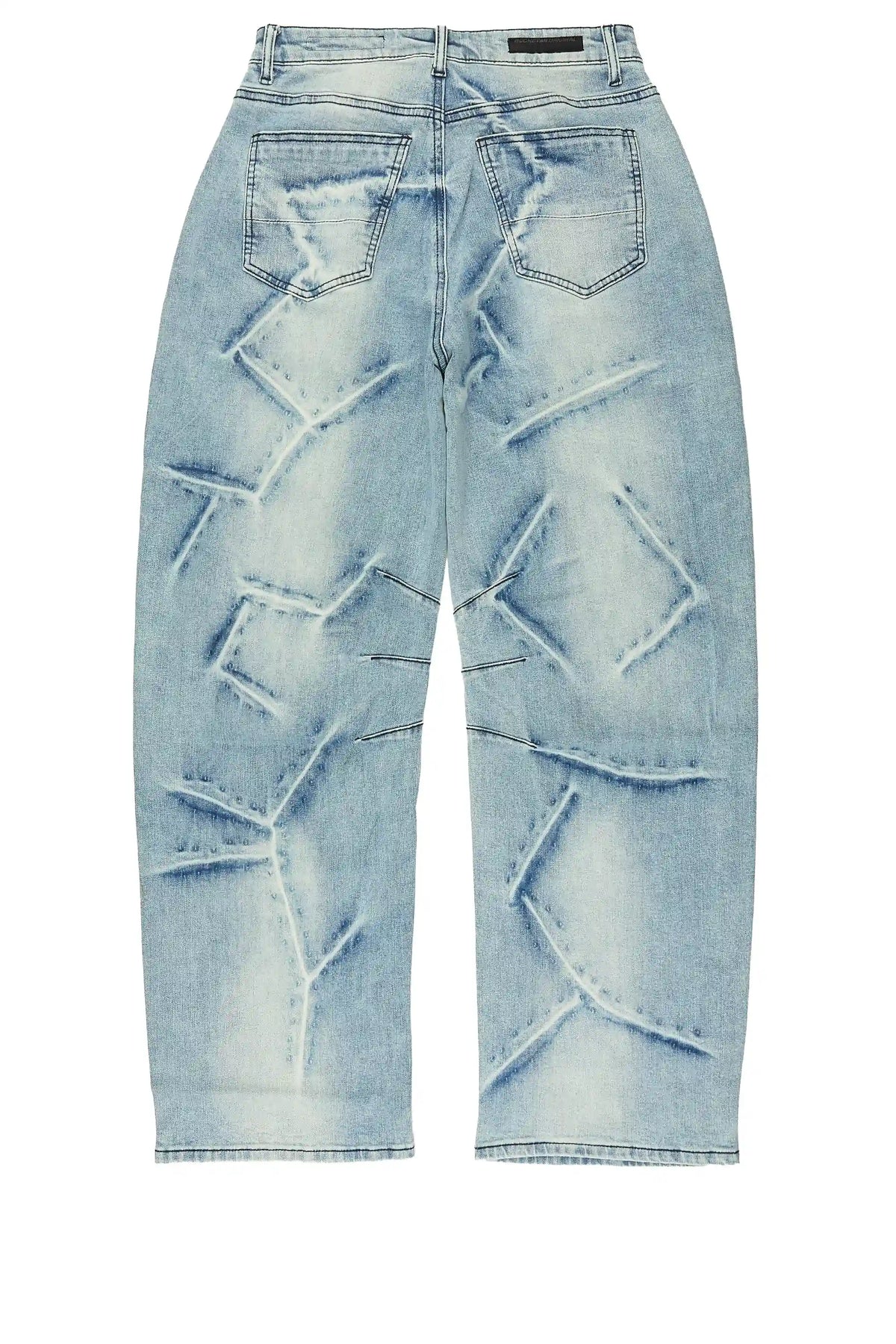 Girls Finna Blue Barrel Fit Jean