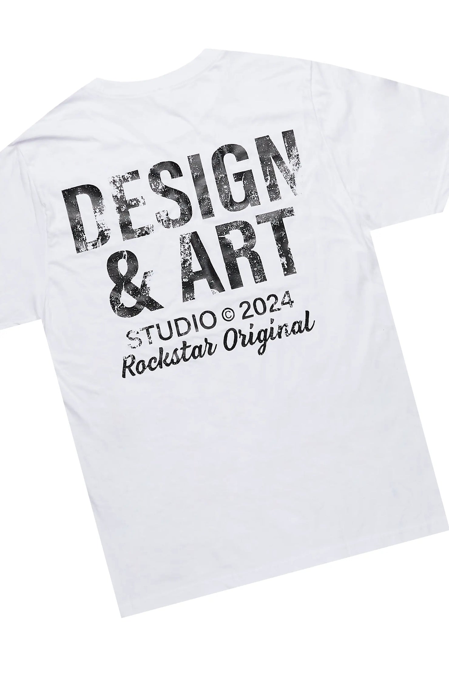 Mancha White/Blue T-Shirt Stacked Flare Track Set