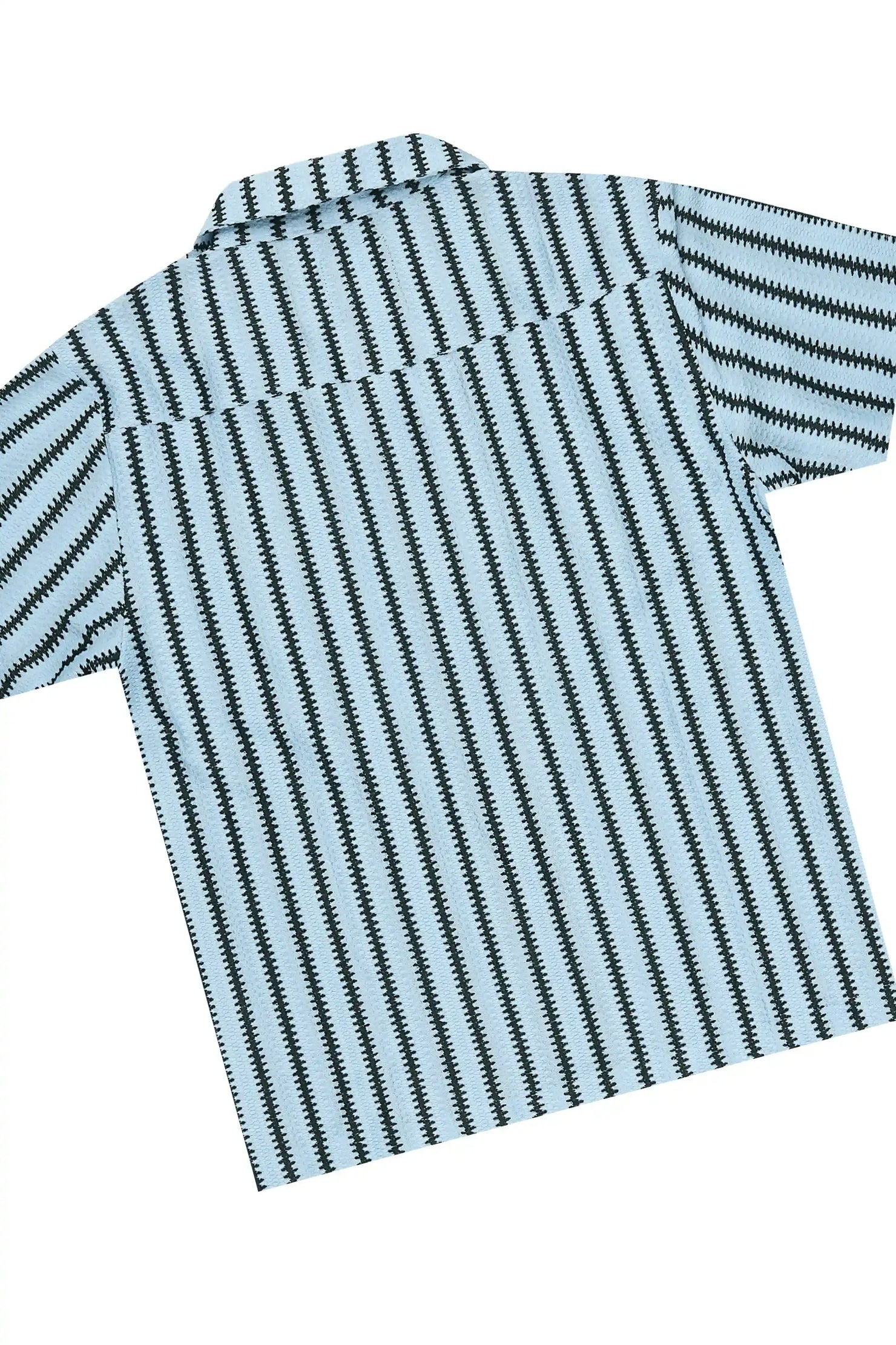 Boys Gerald Black/Light Blue Button Down Shirt/Short Set