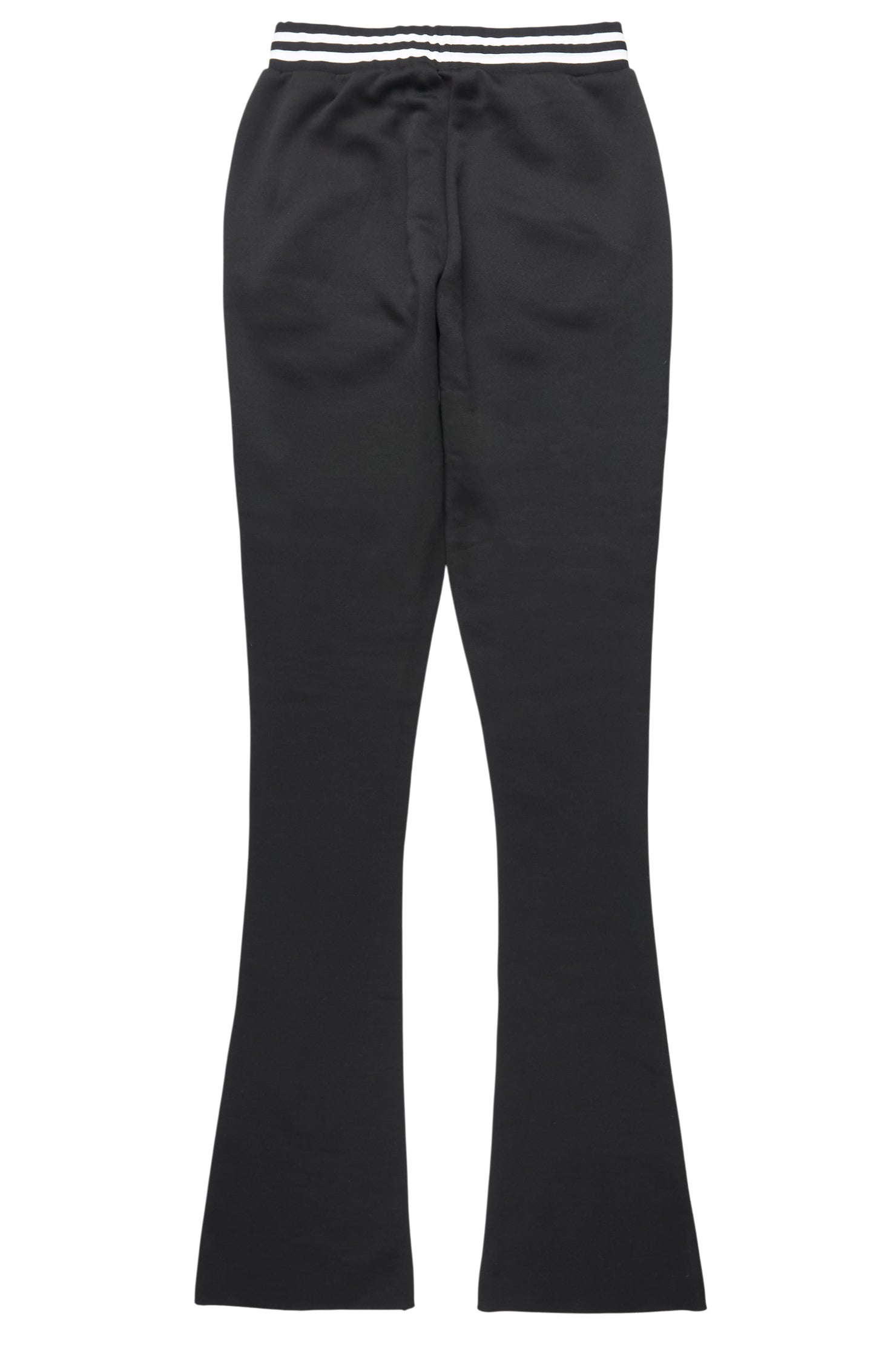 Esmeralda Black Super Stacked Track Pant