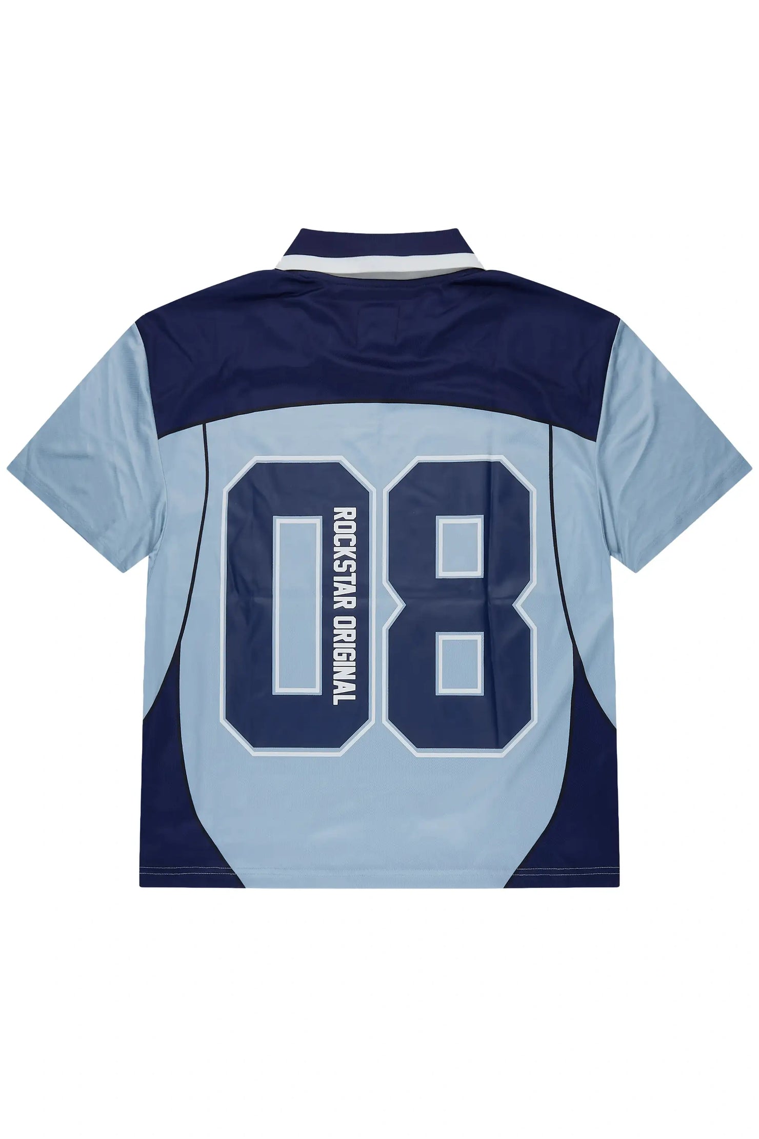 Roche Light Blue World Soccer Inspired Graphic Jersey