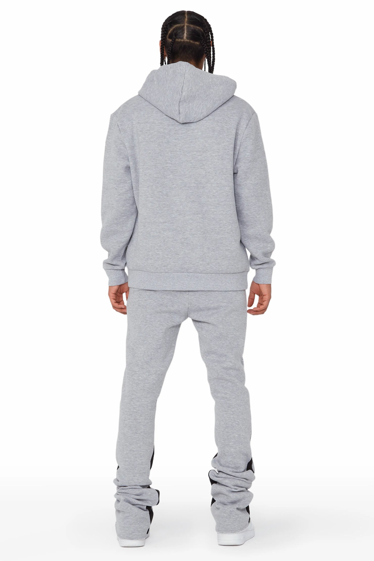 Thierry H Grey/Black Stacked Flare Track Set