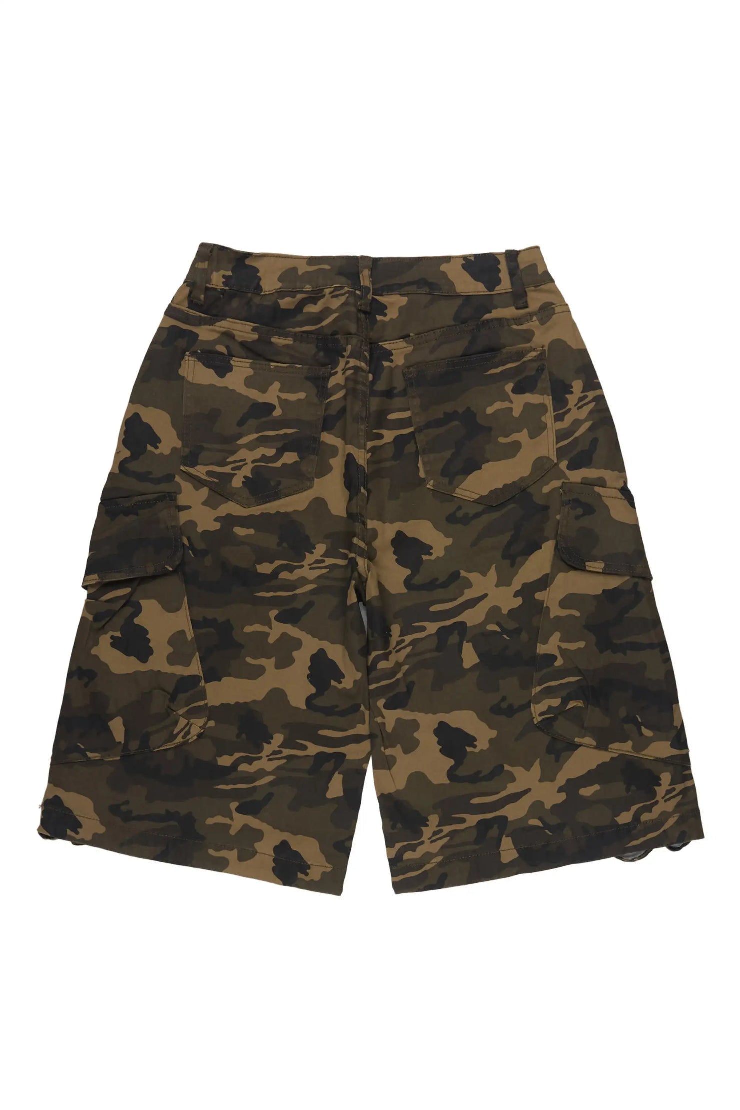 Shavelle Camo Painted Denim Jort