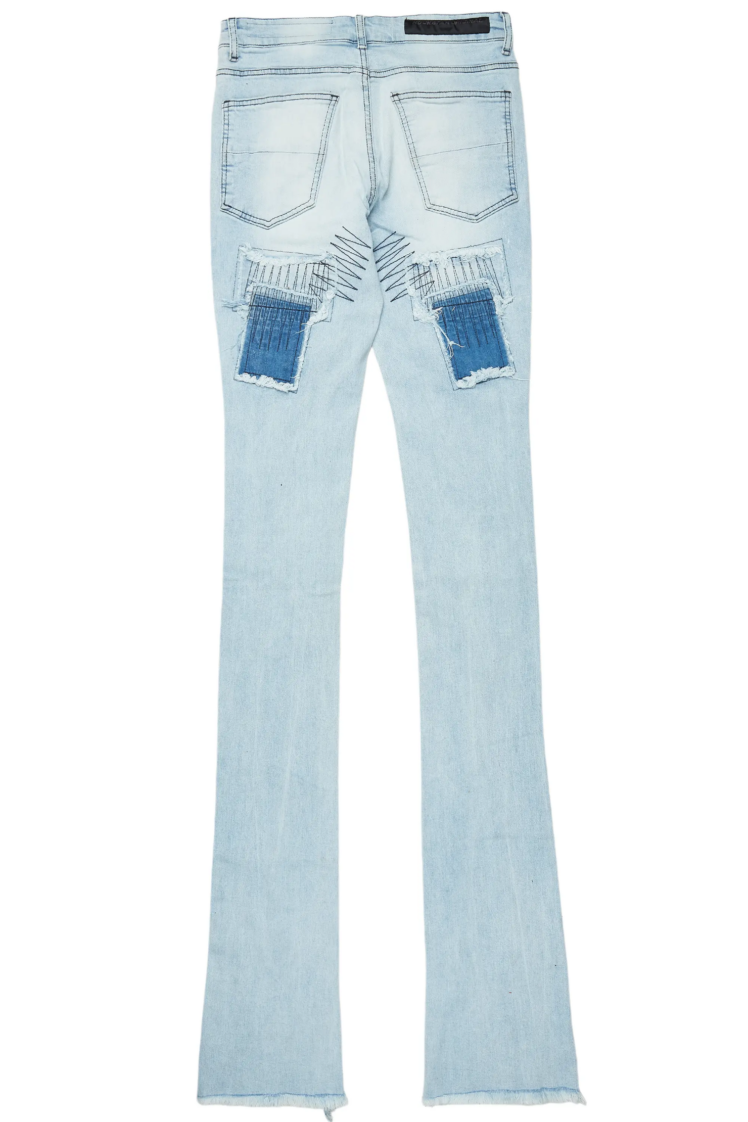 Dallon Blue Painter Super Stacked Flare Jean