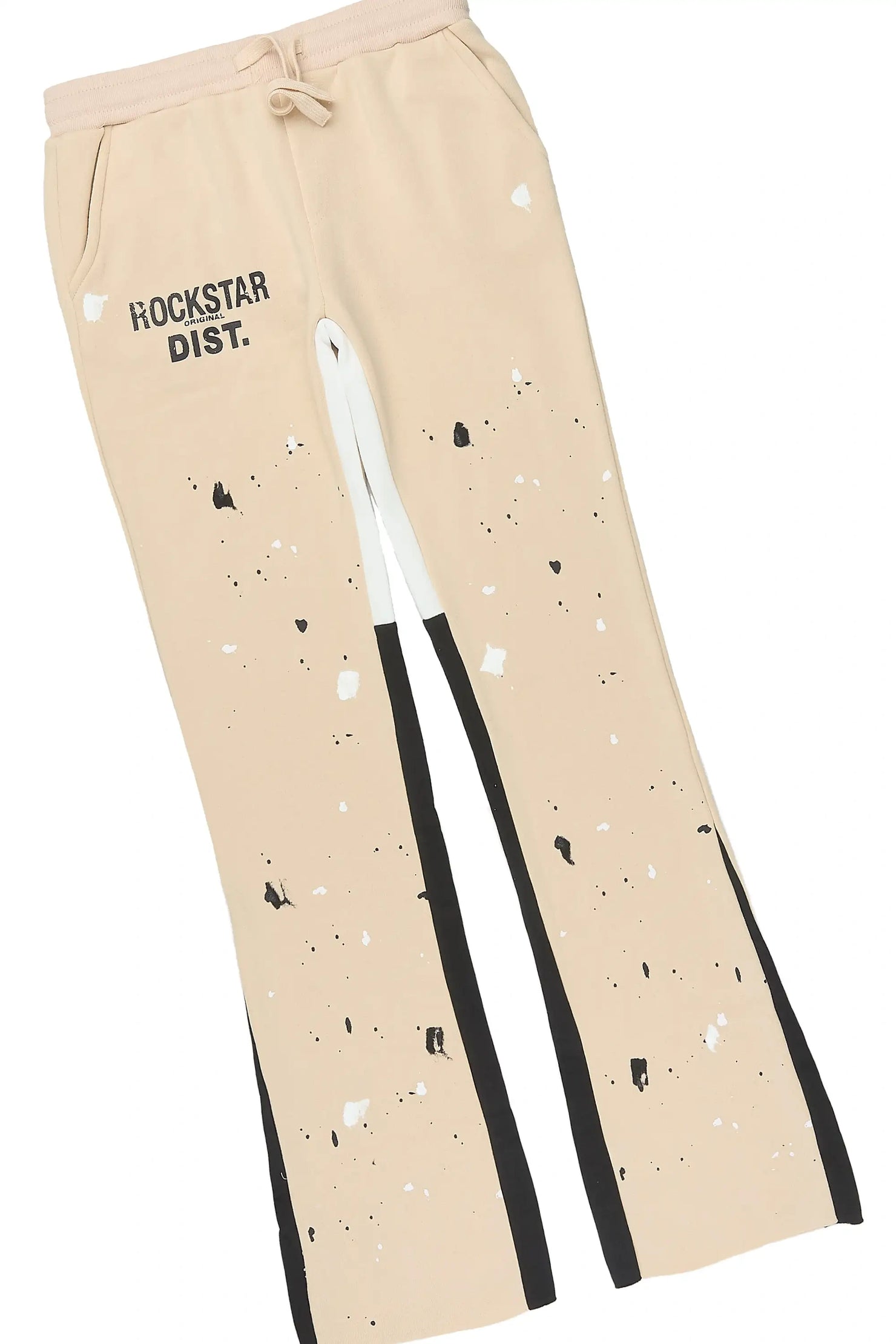 Boys Scottie Beige Stacked Flare Track Set