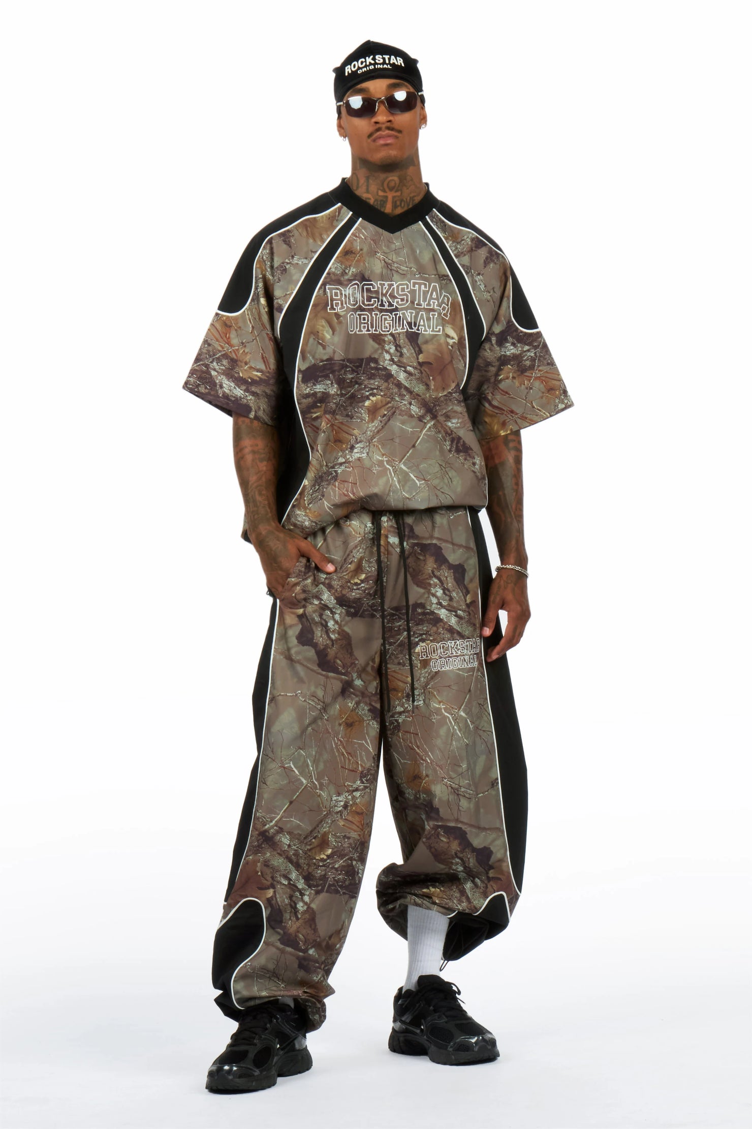 Finda Camo Windbreaker Teen Nylon Track Set