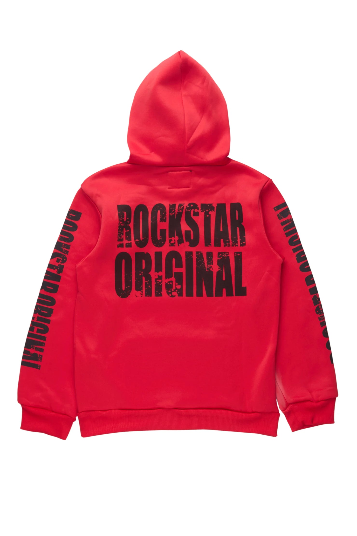 Boys Keve Red Graphic Hoodie