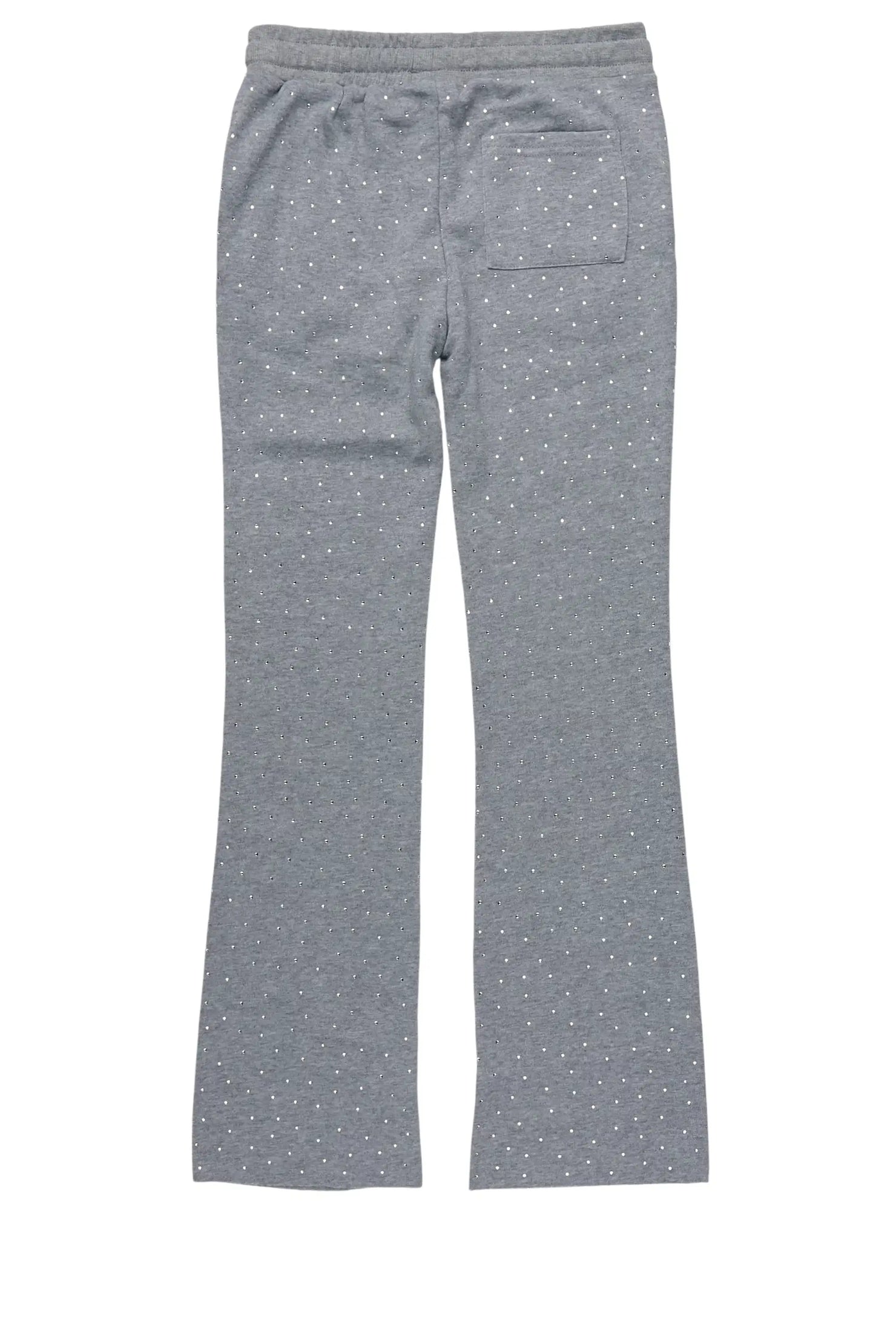 Boys Alpine Grey Rhinestone Track pant