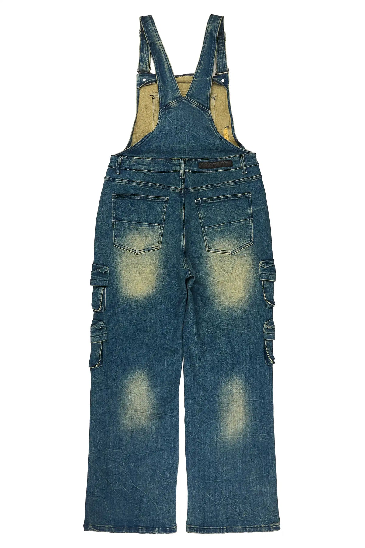 Caelum Dark Blue Denim Overall