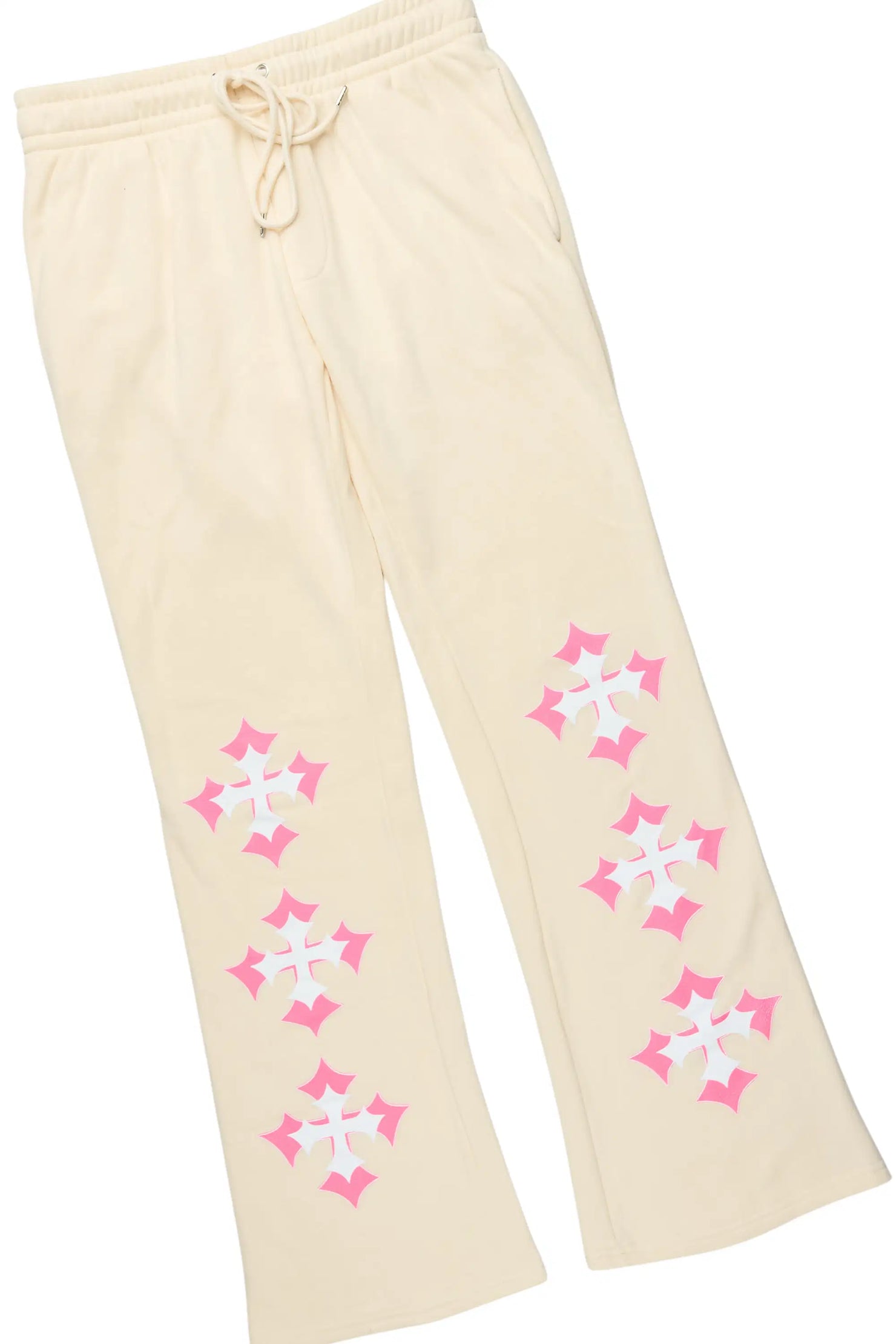 Kiyah Beige Baggy Fit Track Set