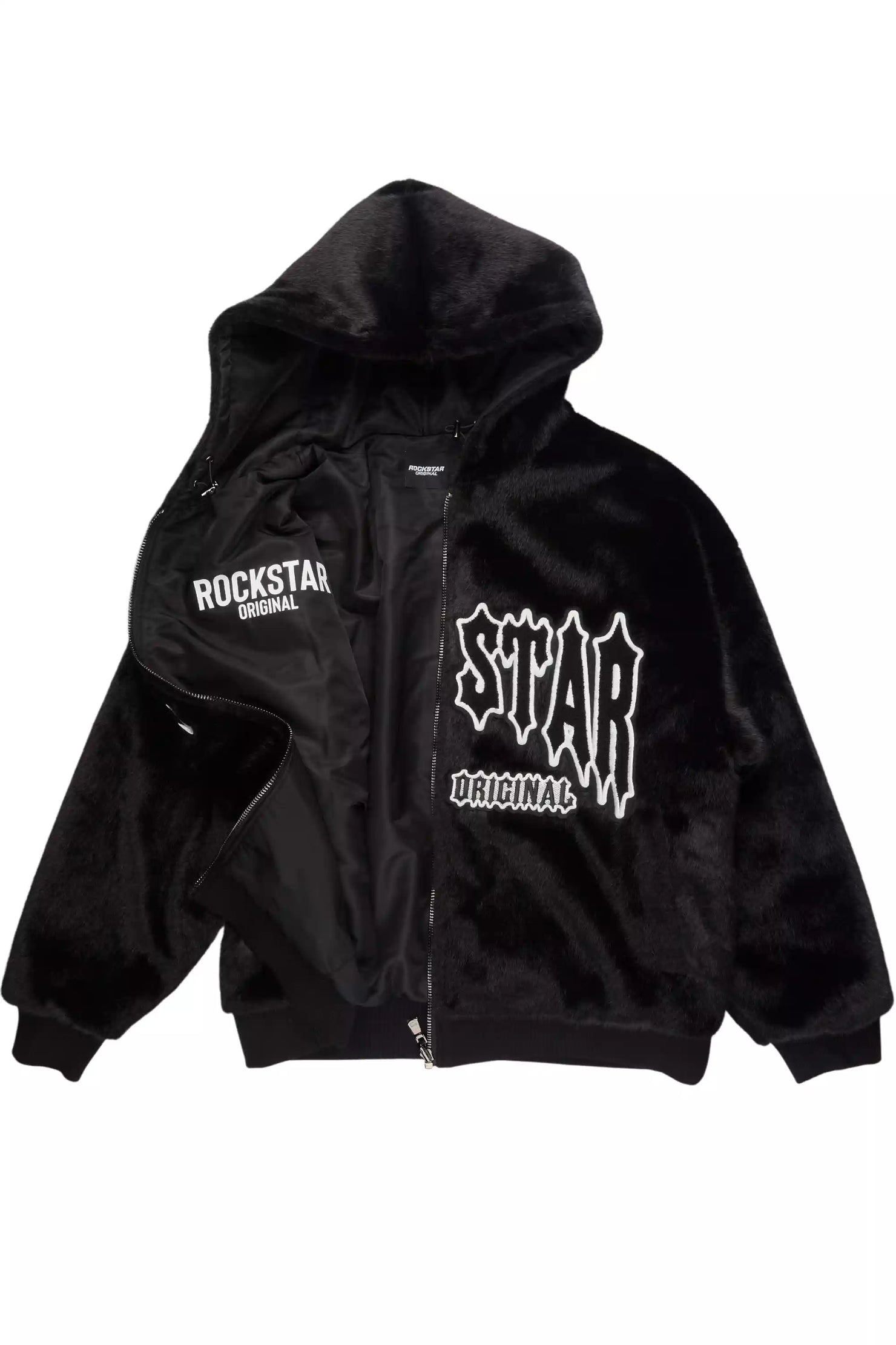 Iceevil Black Fur Jacket