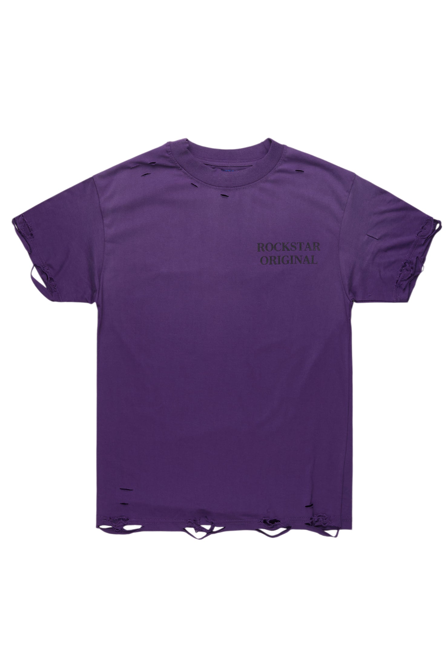 Drako Purple Oversized Graphic T-Shirt