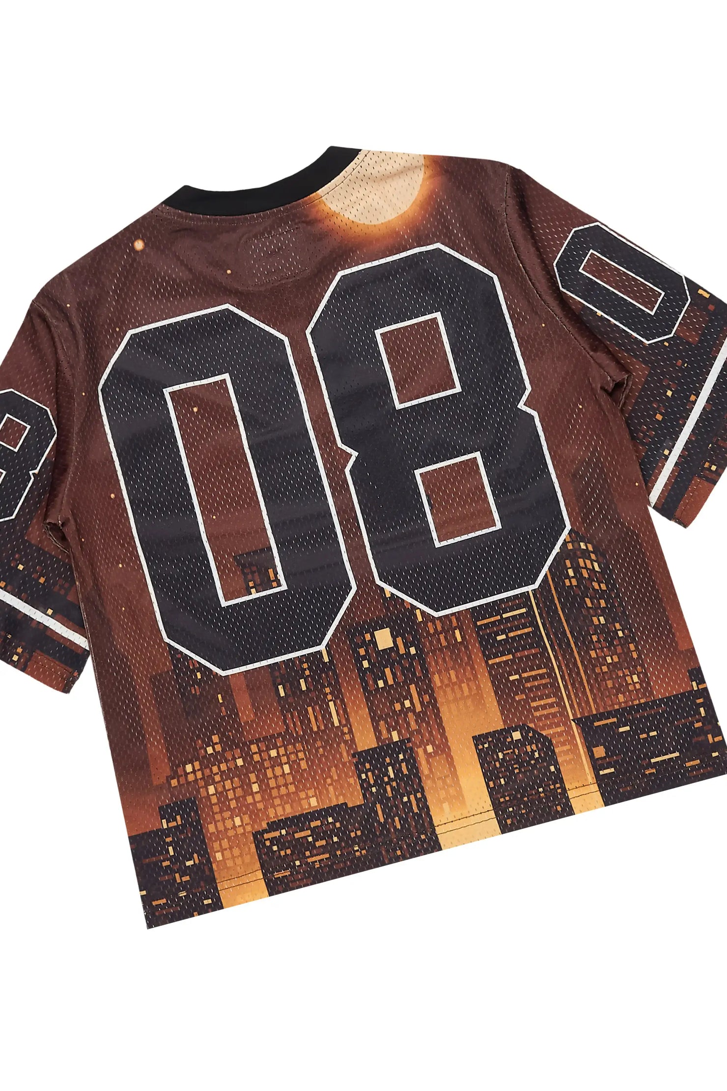 Boys Andres Brown Boxy T-Shirt/Short Set
