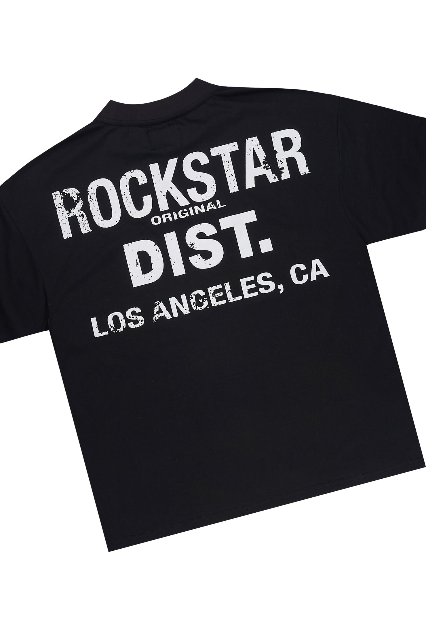 Finn Black T-Shirt Jort Set