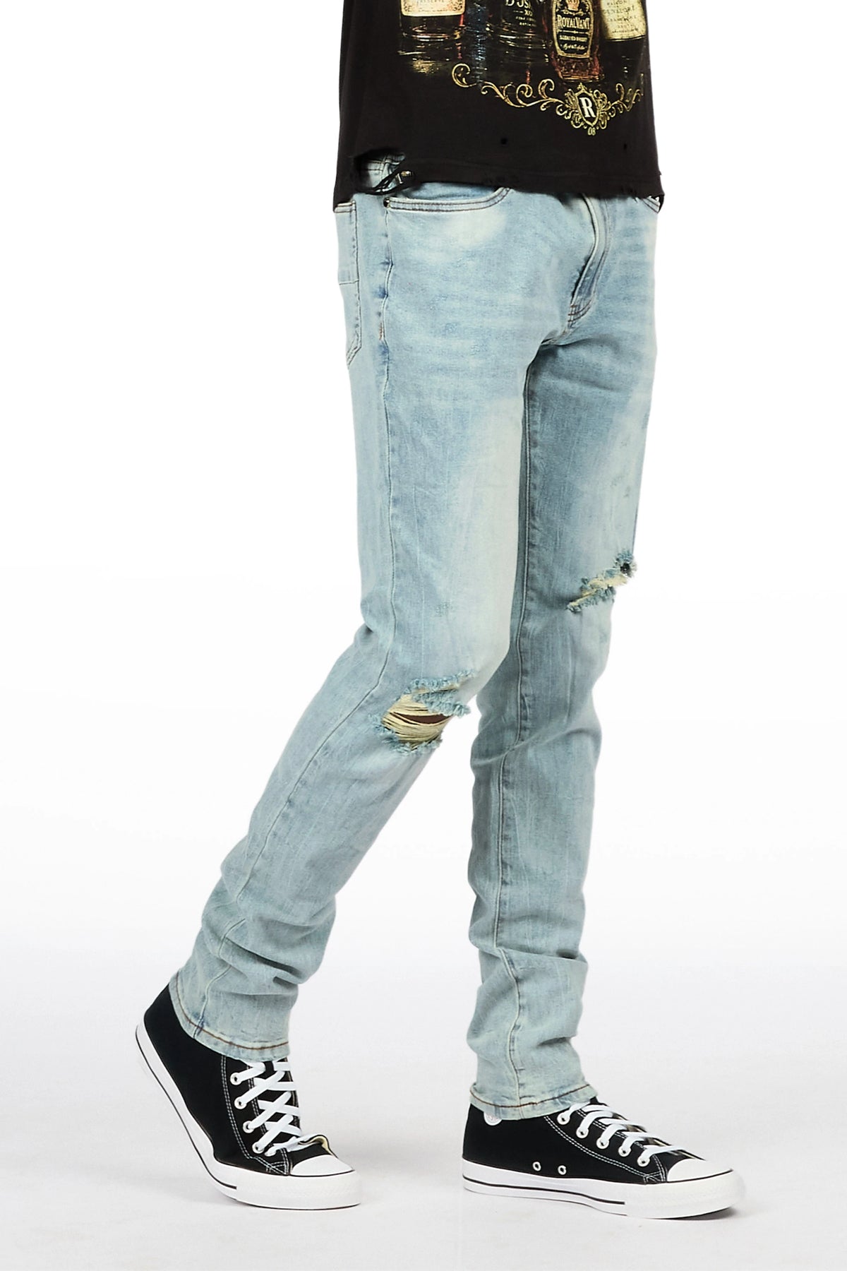 Essam Light Blue Skinny Fit Jean