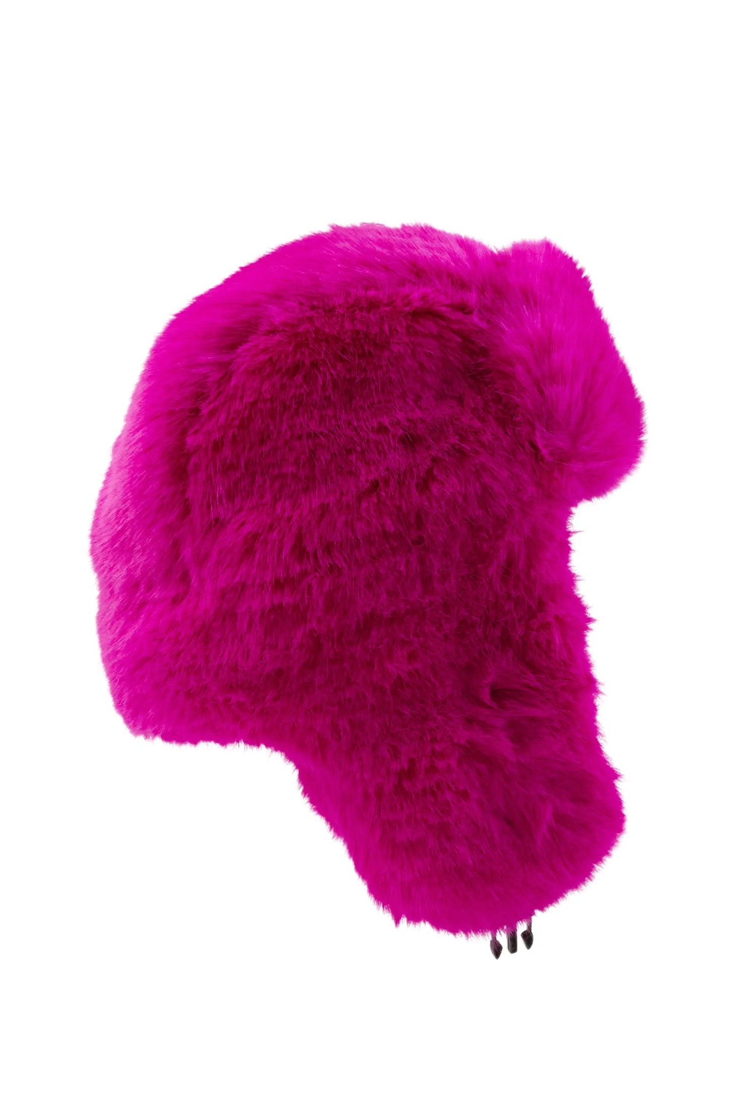 Ajaya Hot Pink Faux Fur Trapper Hat