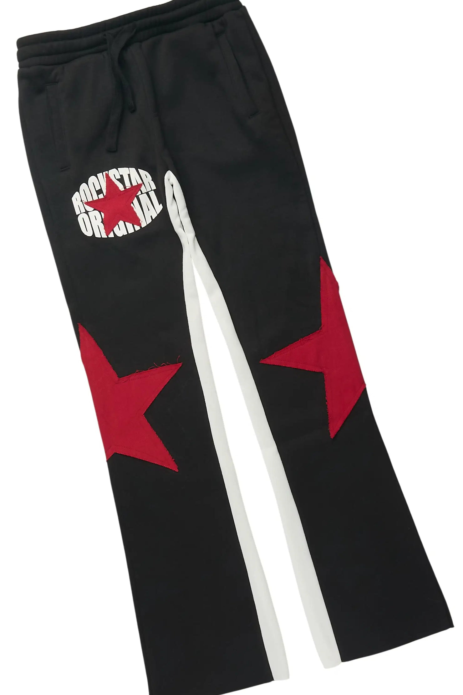 Boys States White/Black Long Sleeve T-Shirt Track Set