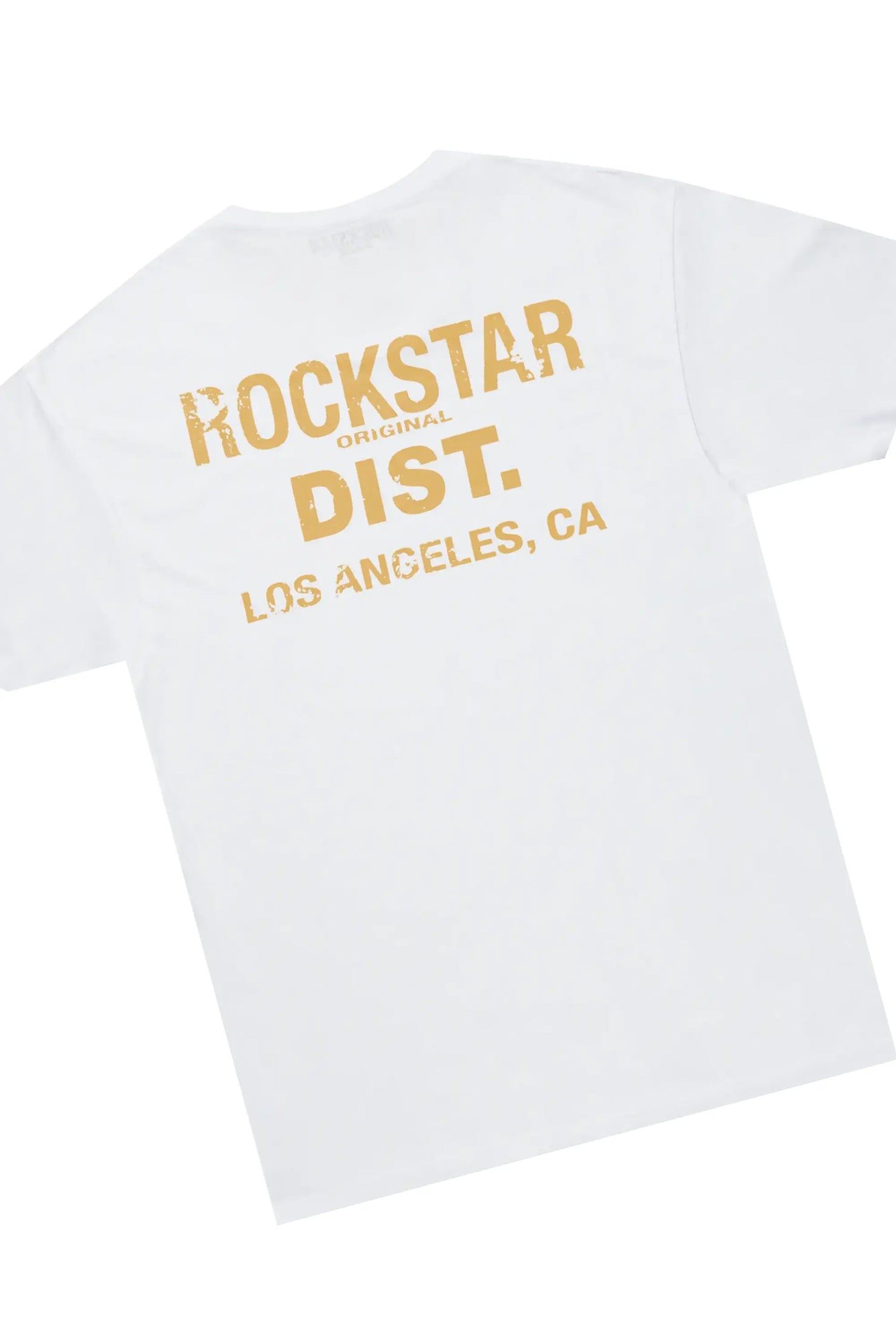 Sharee White/Beige T-Shirt & Jean Set