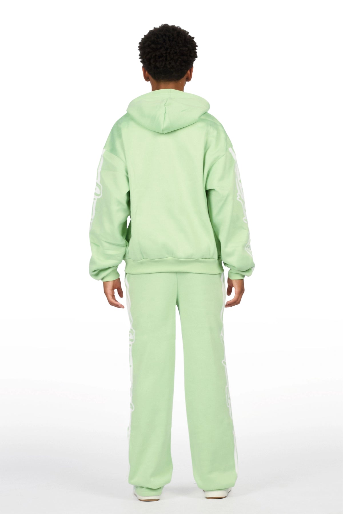 Boys Osso Sage Hoodie Stacked Track Set