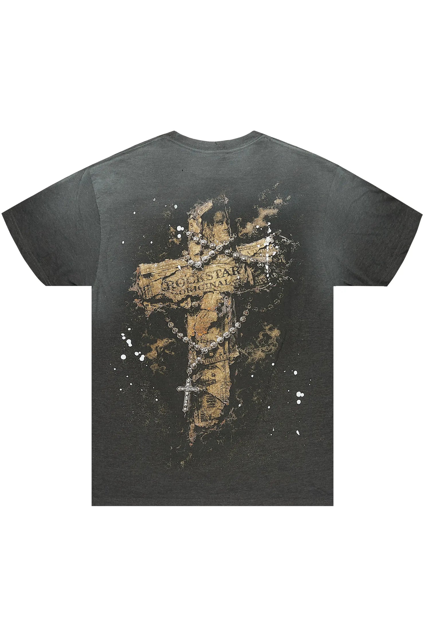 Moxley Charcoal Oversized Graphic T-Shirt