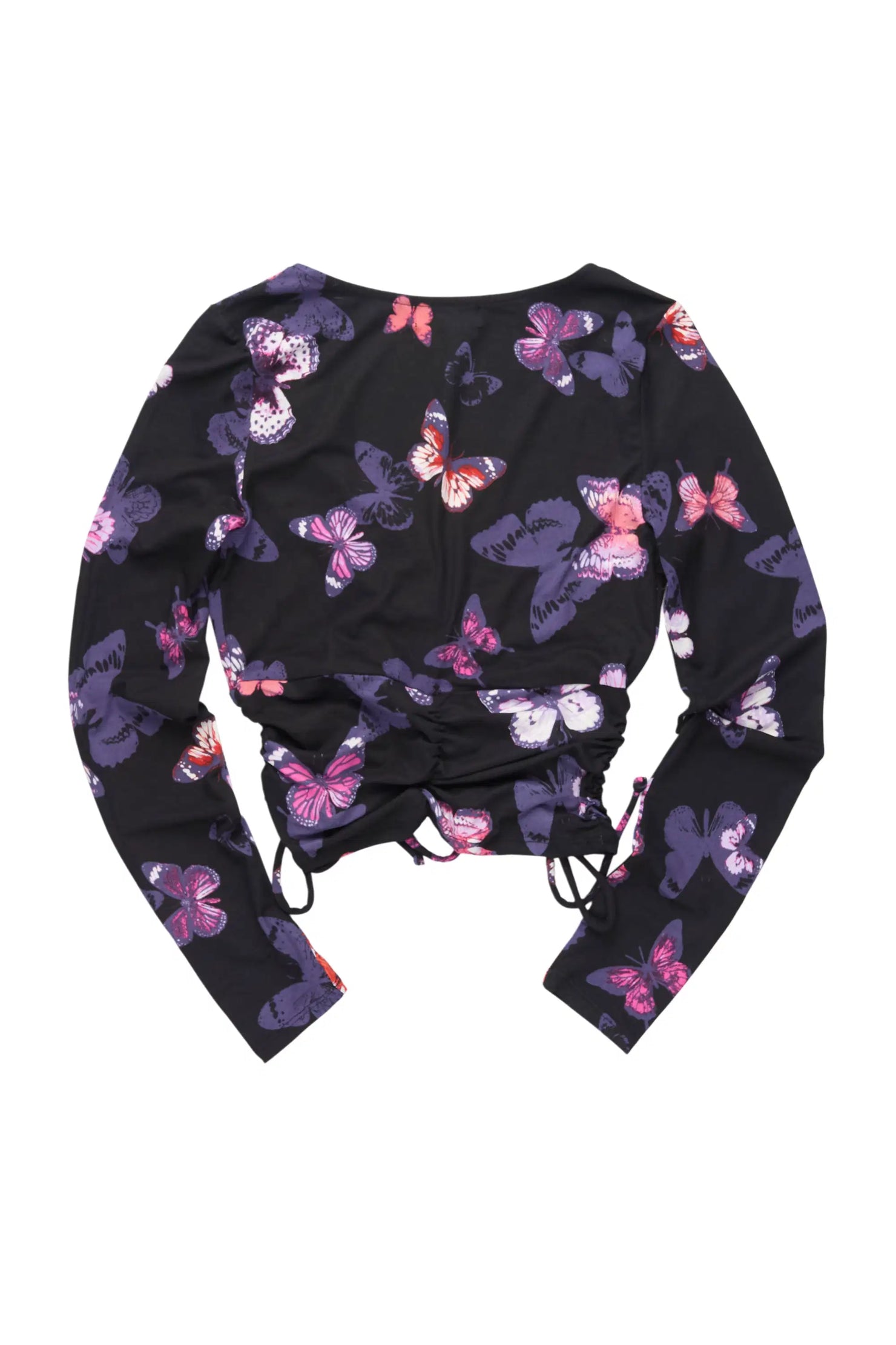 Jakiya Black Long Sleeve Top