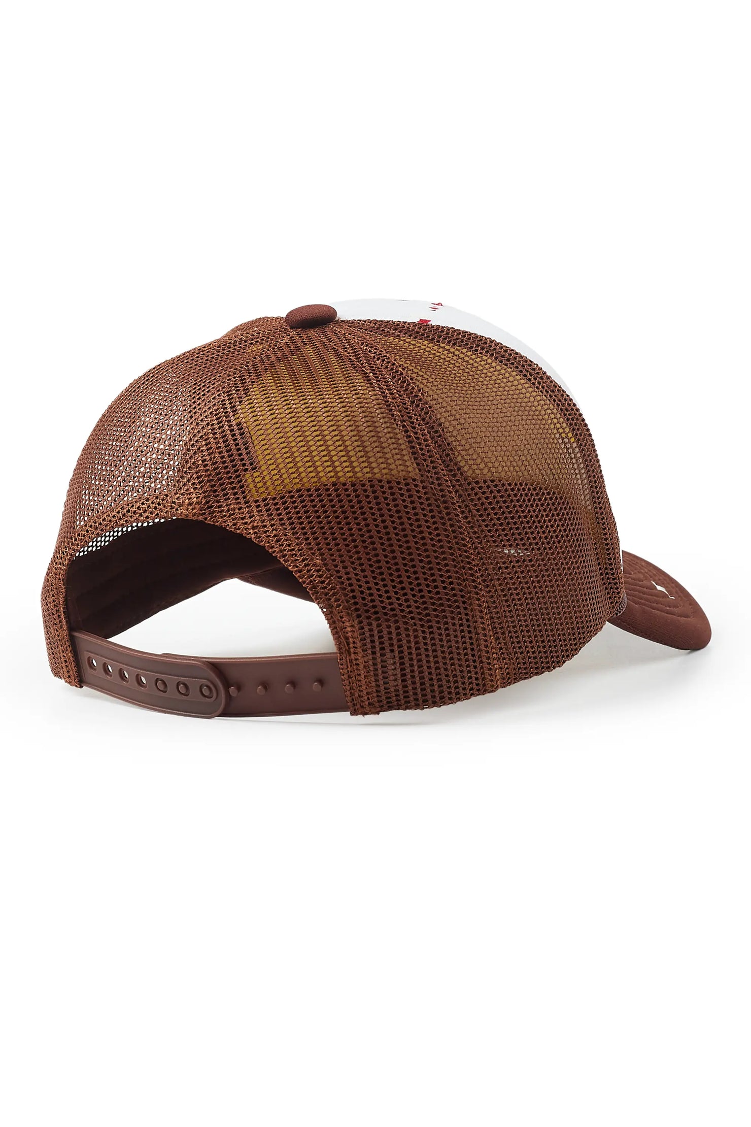 Boys Damir White/Brown Trucker Hat