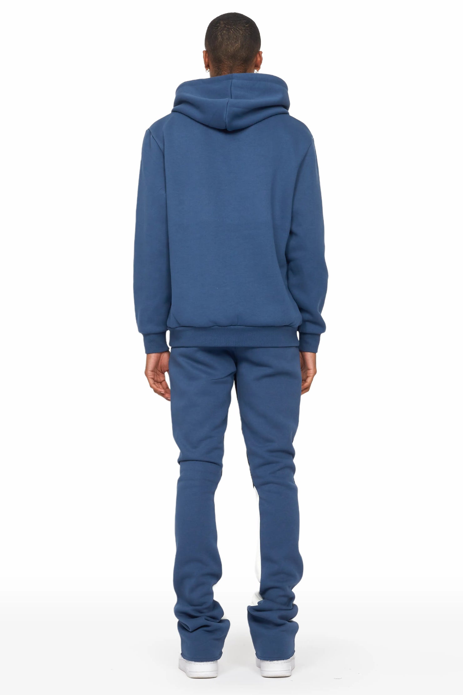 Kalibre Navy/White Hoodie/Flare Trackset