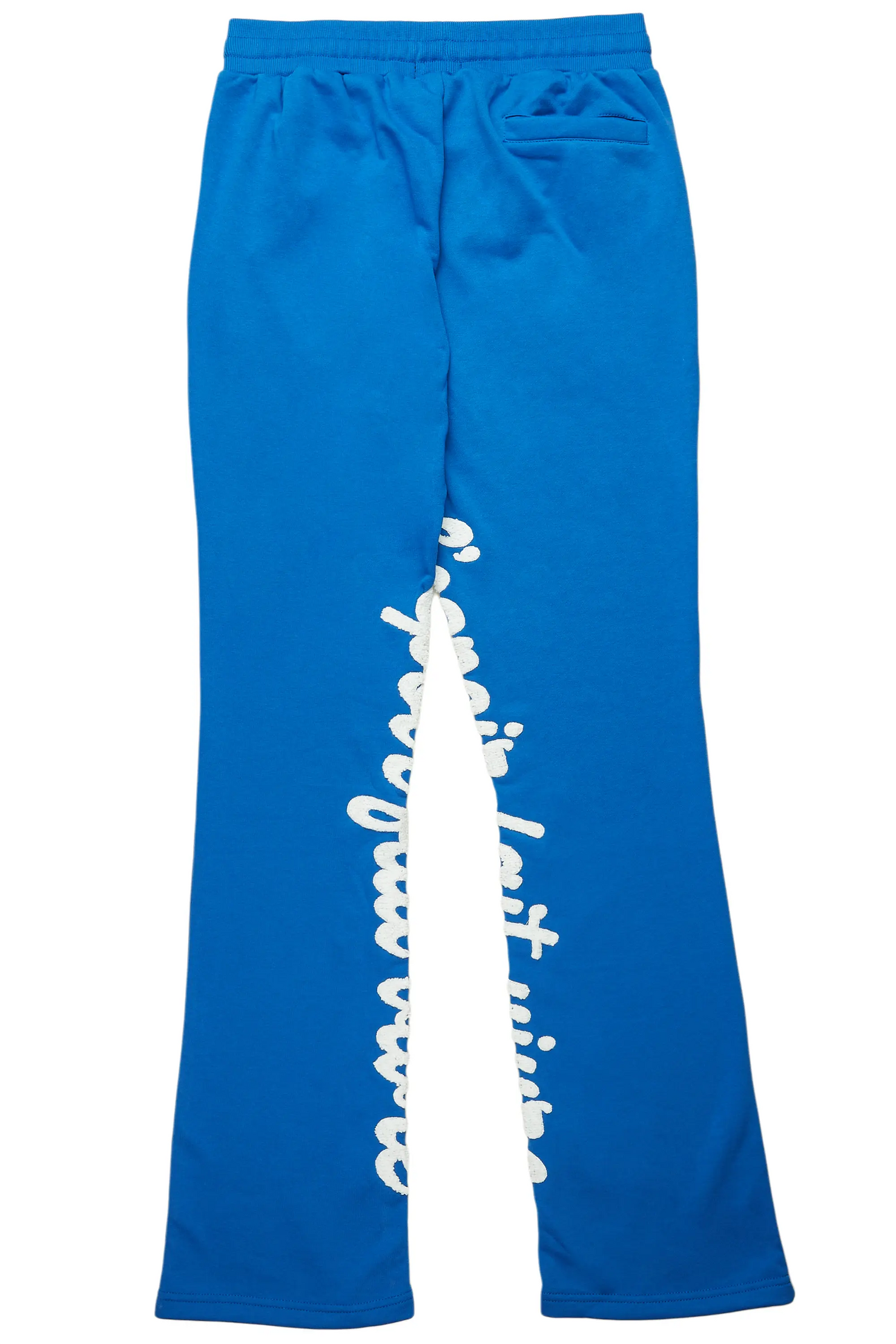 Tejas Royal Blue Stacked Flare Pants