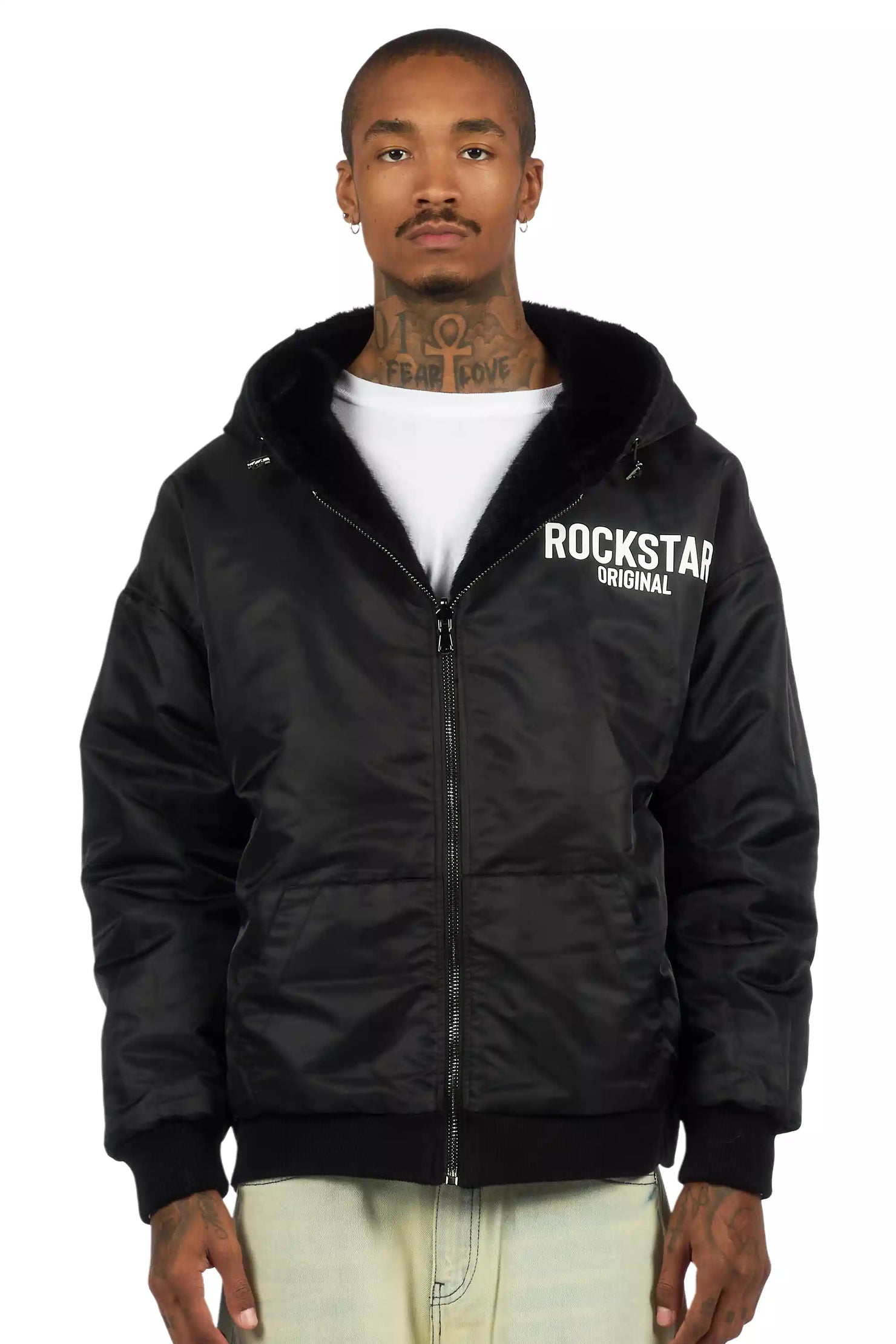 Iceevil Black Fur Jacket