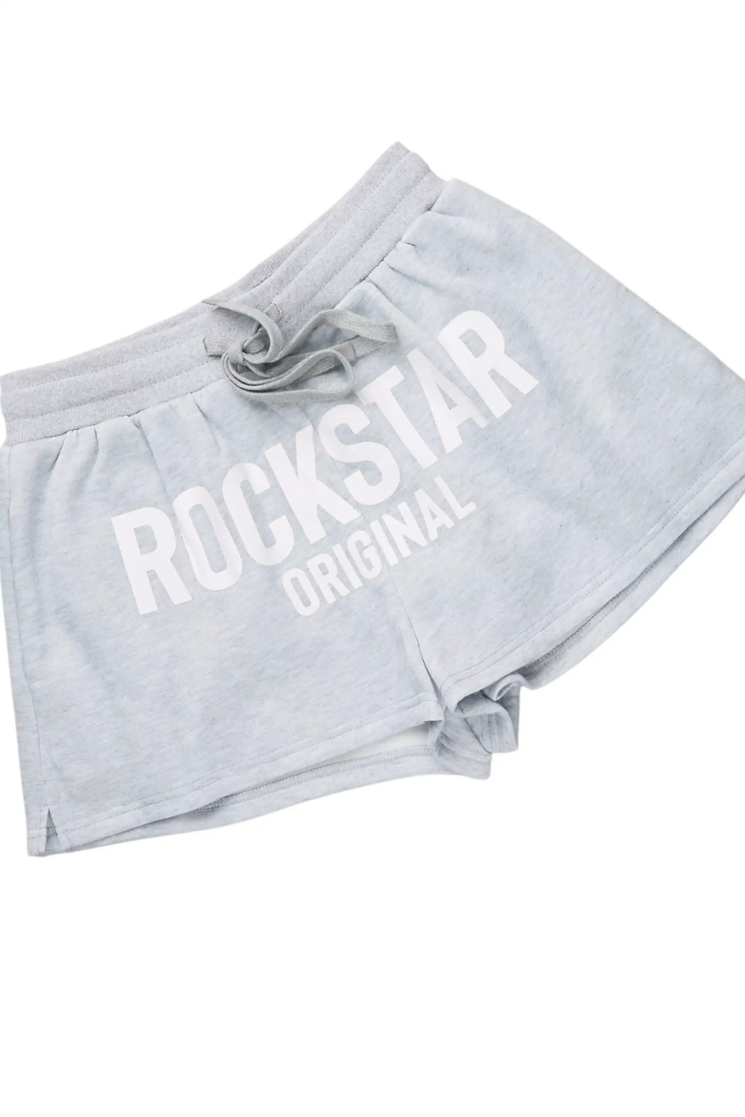 Sabrina White/Grey T-Shirt Short Set