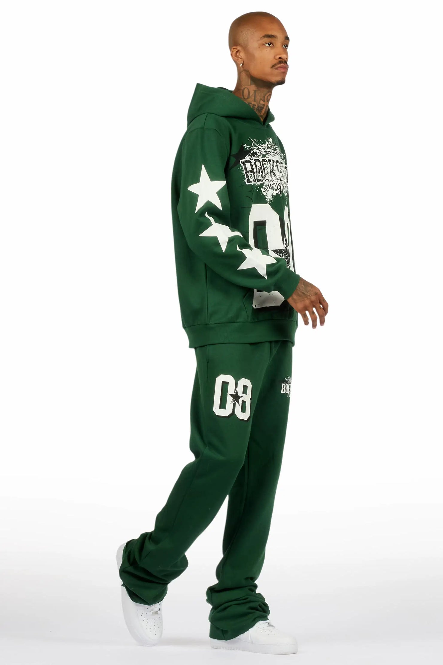 Allstar Green Stacked Track Set