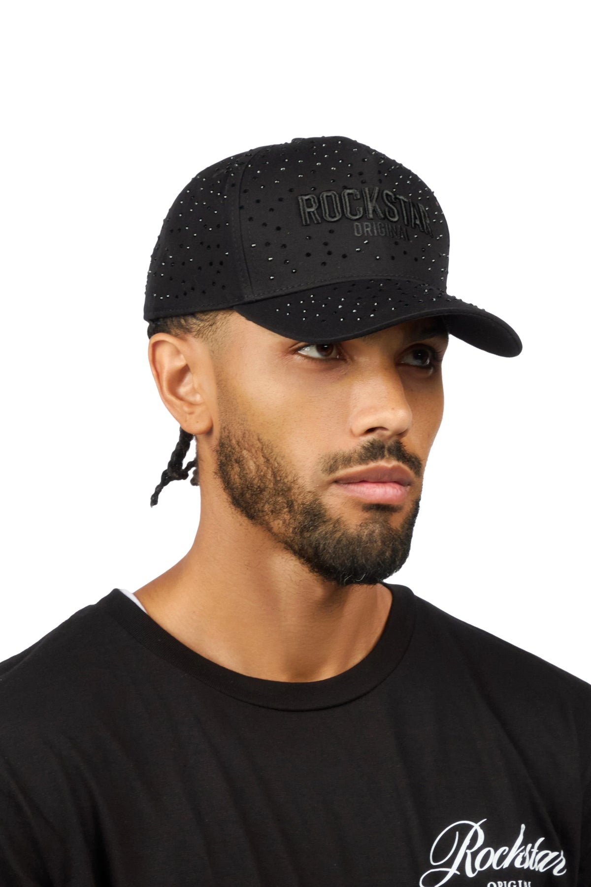 Jonathan Black/Black Rhinestone Trucker Hat