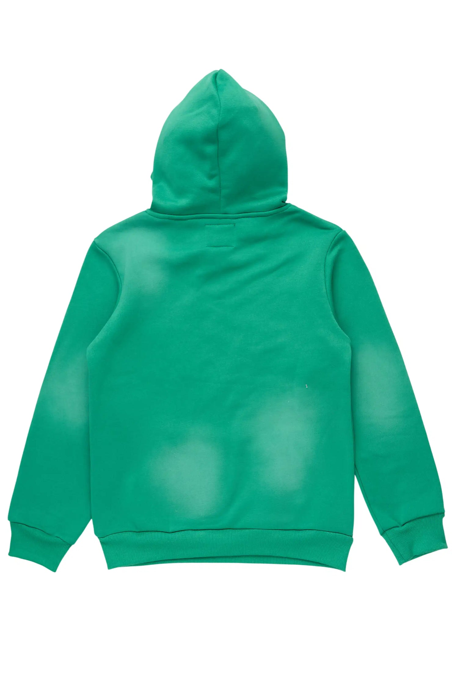 Girls Danika Green/Pink Graphic Hoodie with Patch