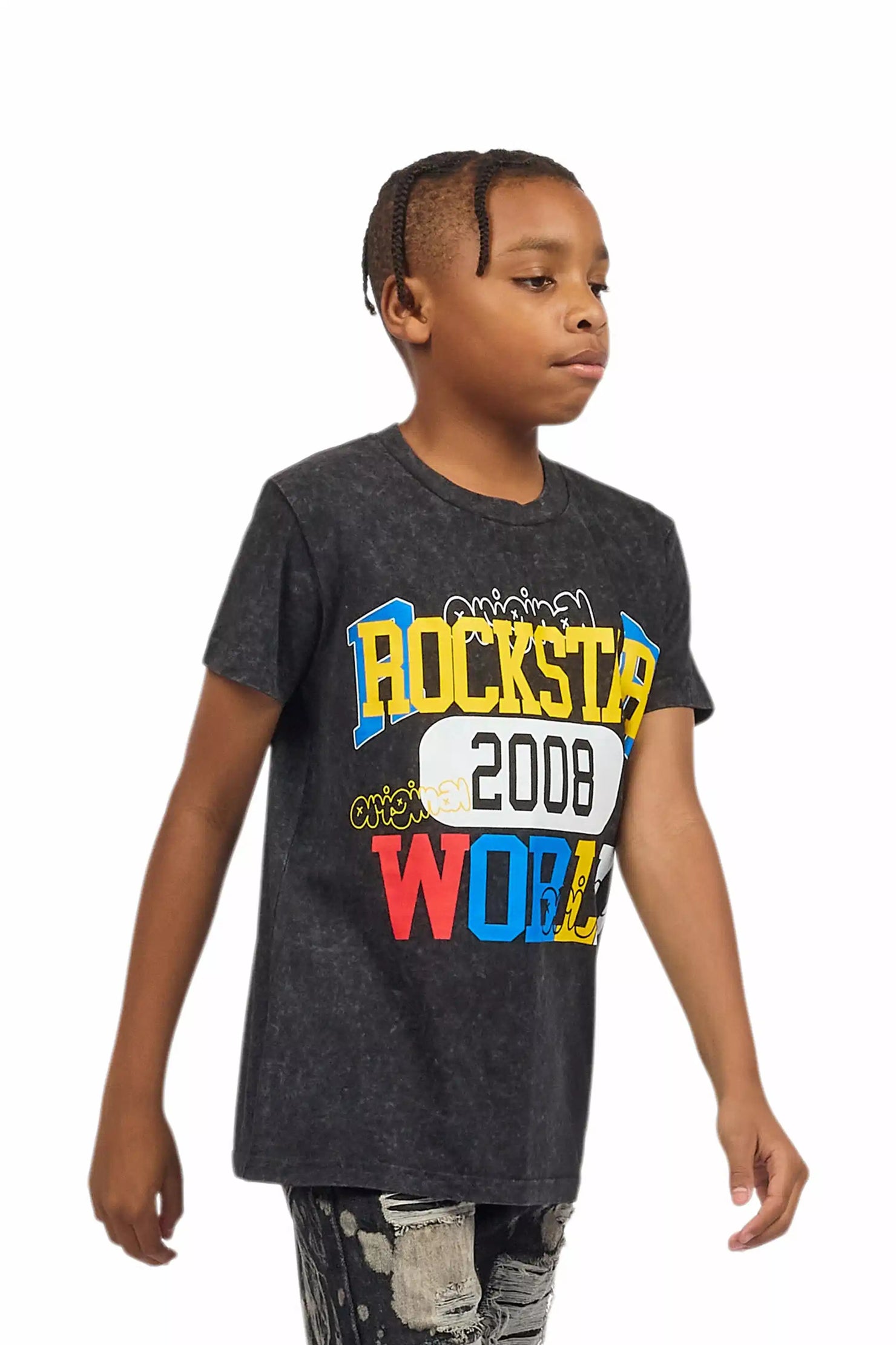 Boys Daria Vintage Black Graphic T-Shirt