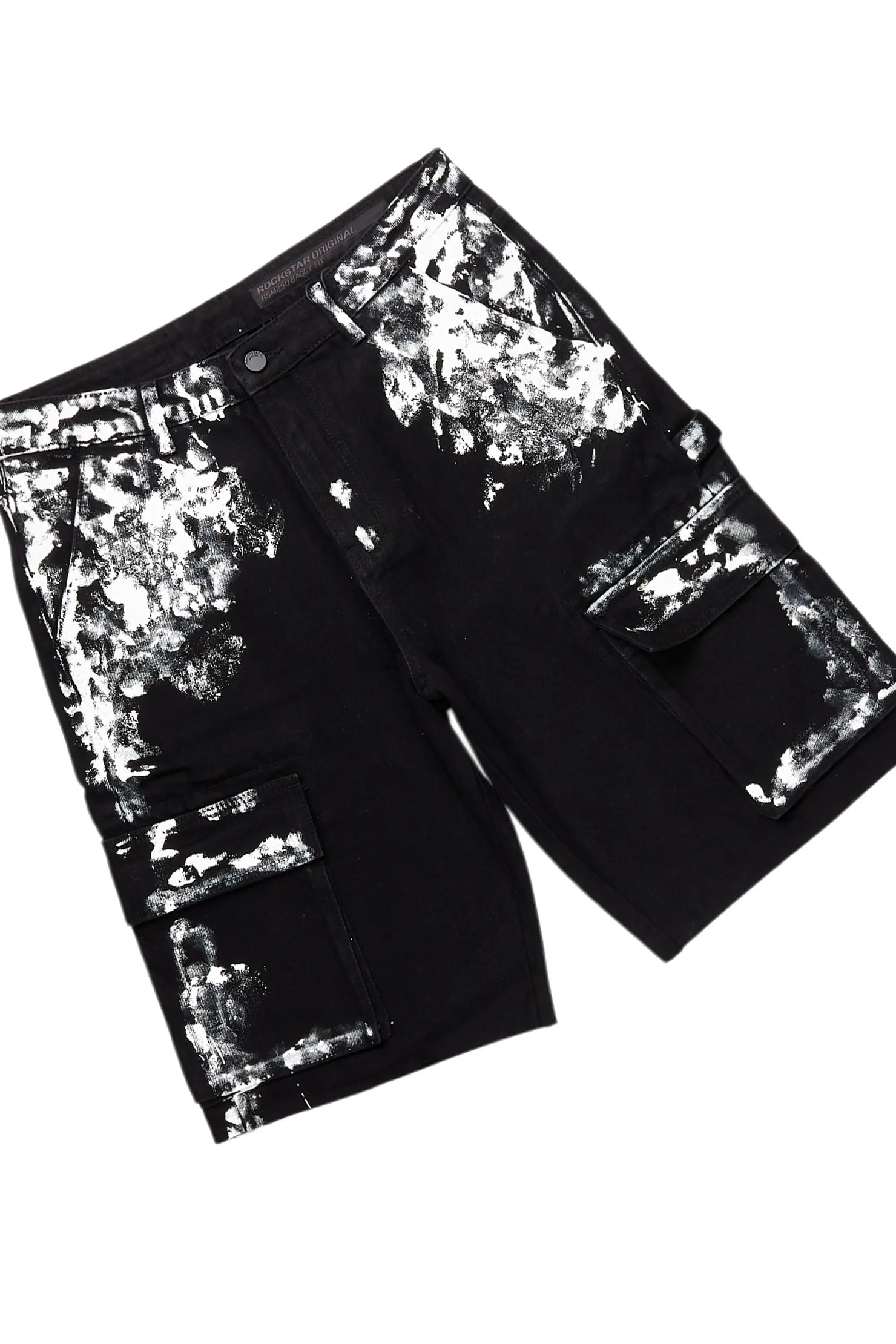 Filip Black Hoodie/Denim Short Set