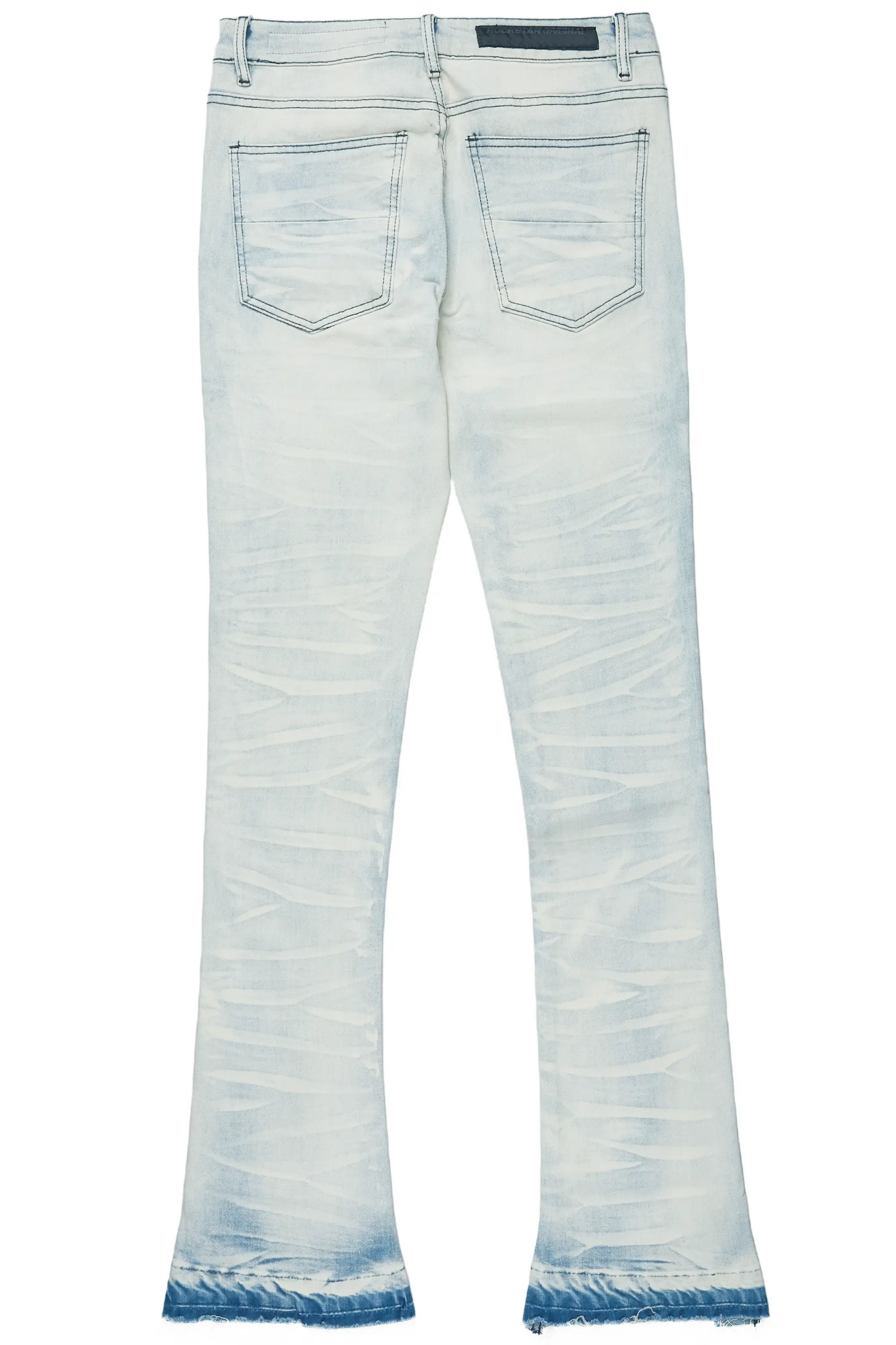 Lakyn Light Wash Stacked Flare Jean