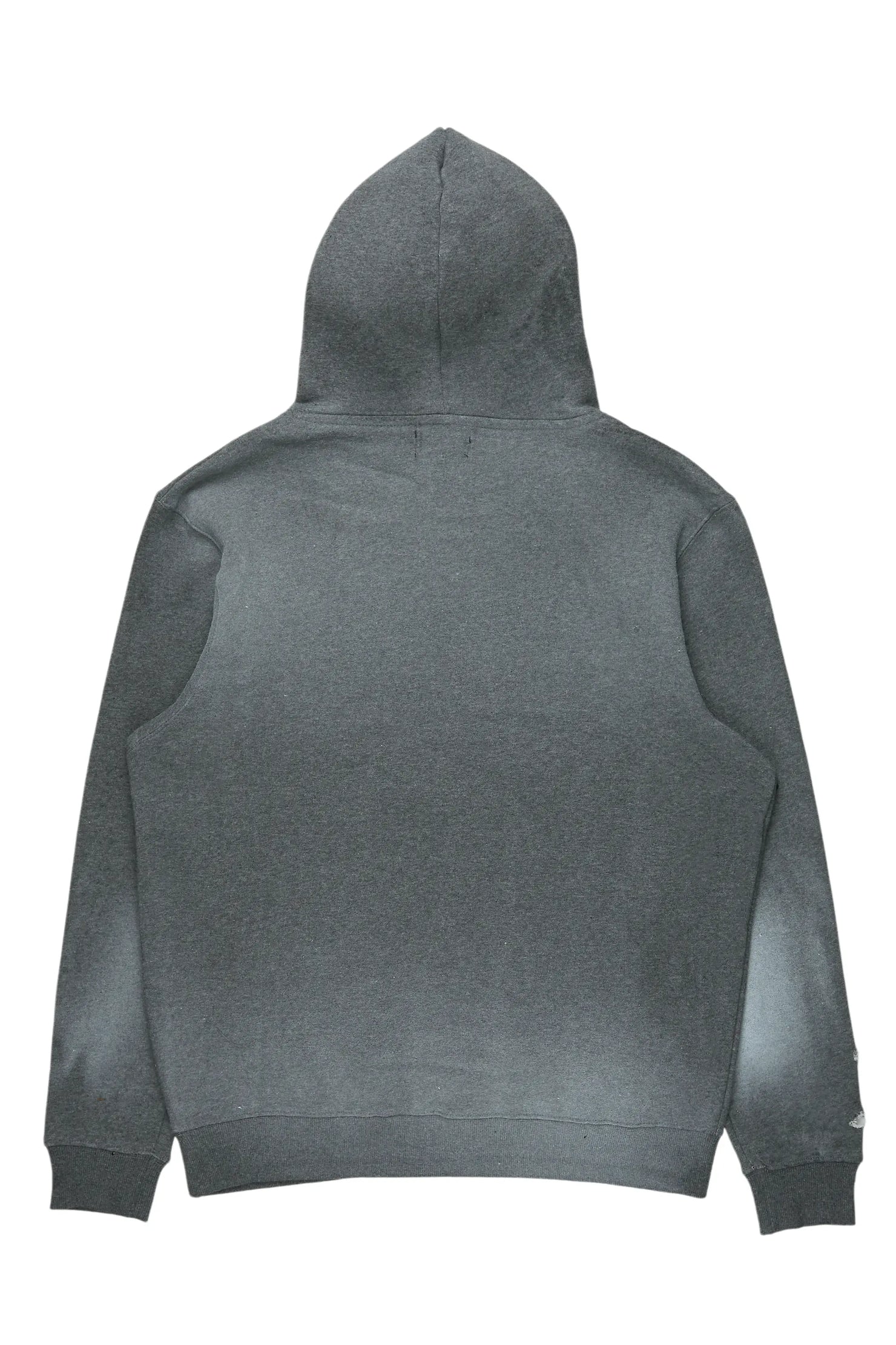 Baki Charcoal Distressed Hoodie