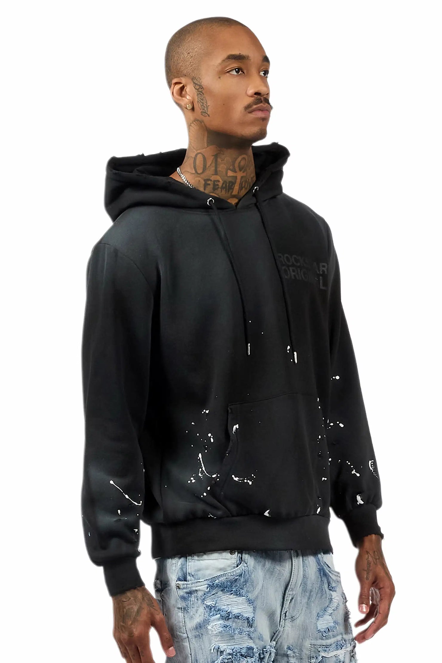 Reign Black Graphic Hoodie