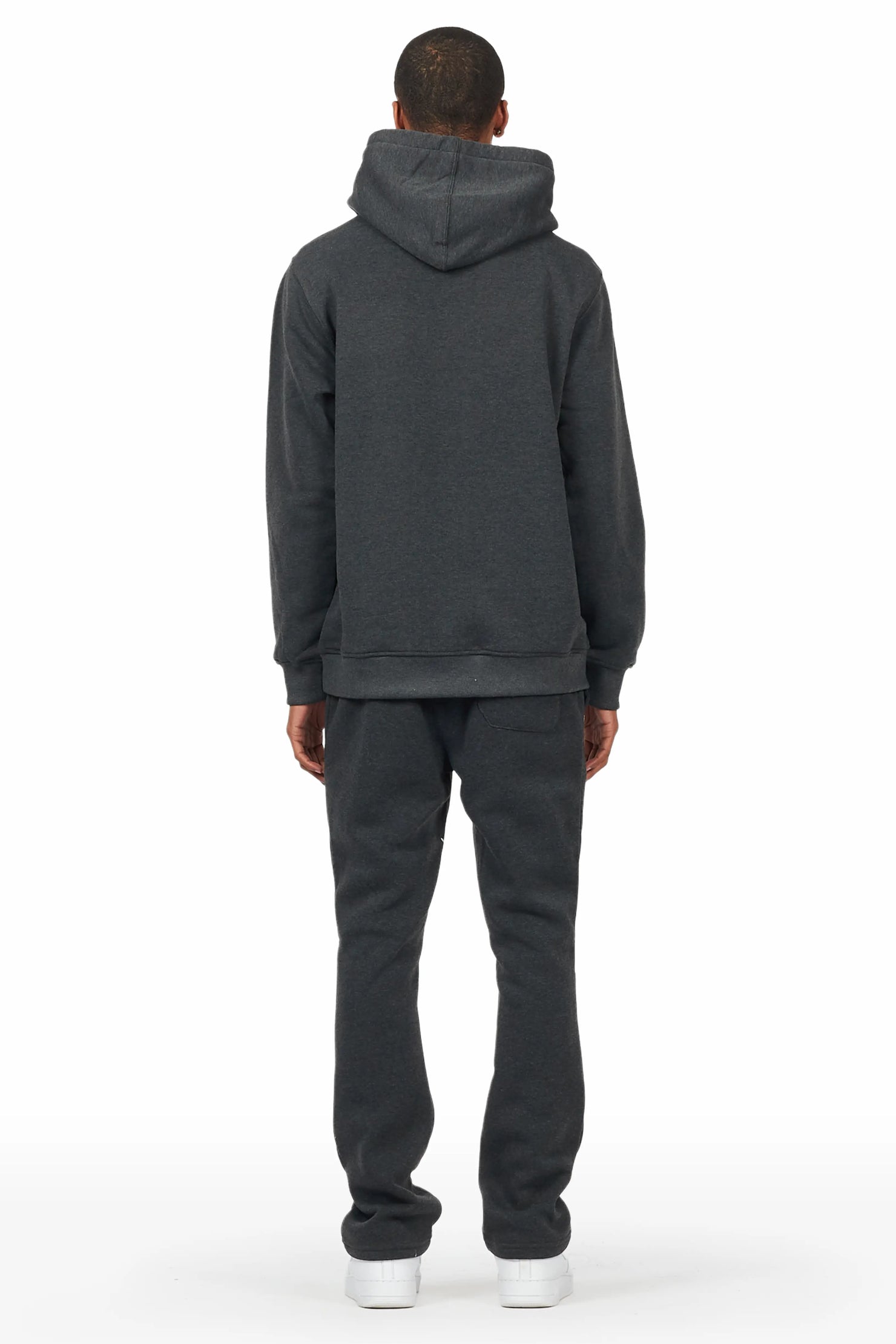 Raffer Charcoal Hoodie/Stacked Flare Track Set