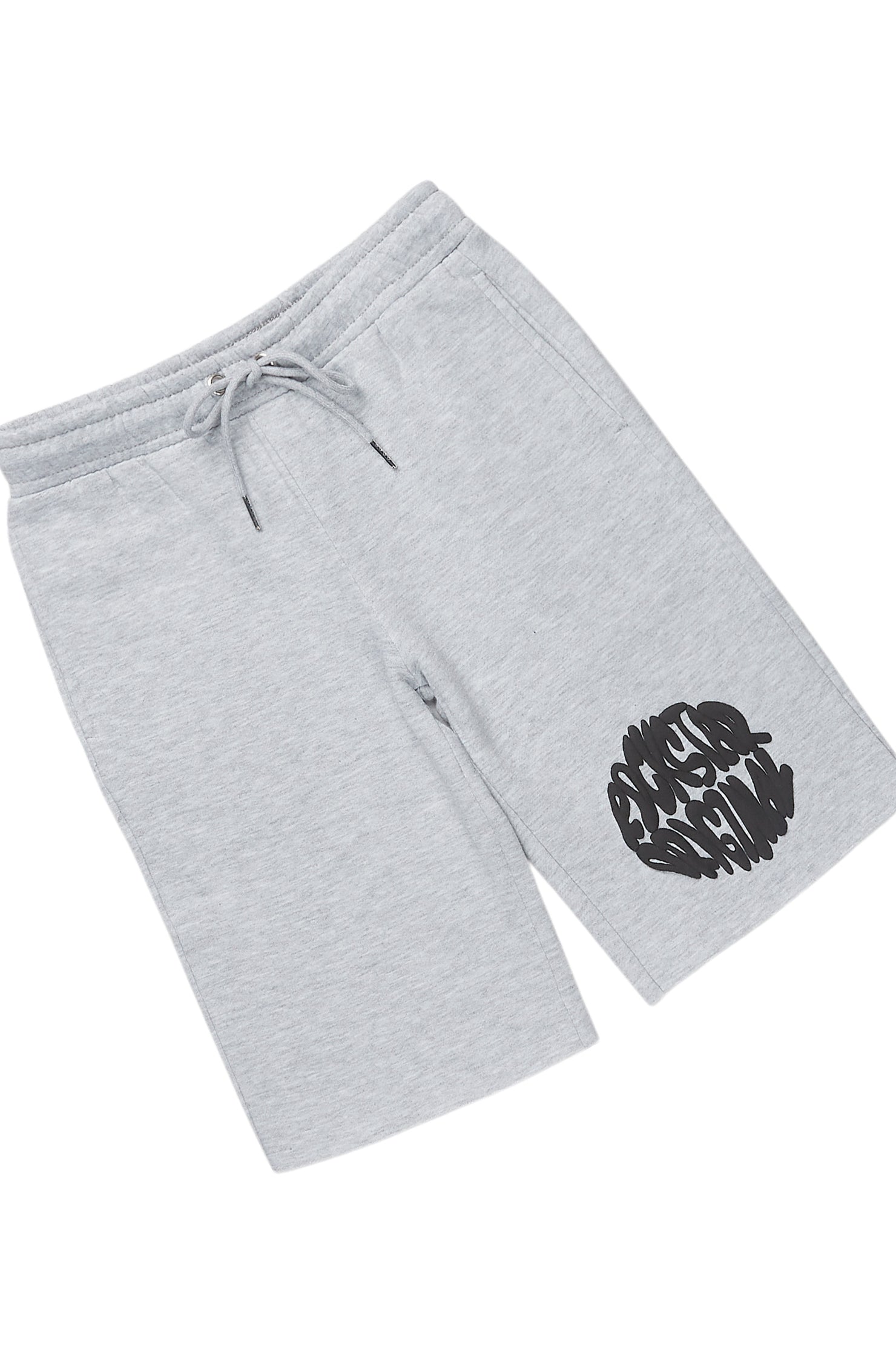 Boys Thierry Heather Grey T-Shirt/Short Set