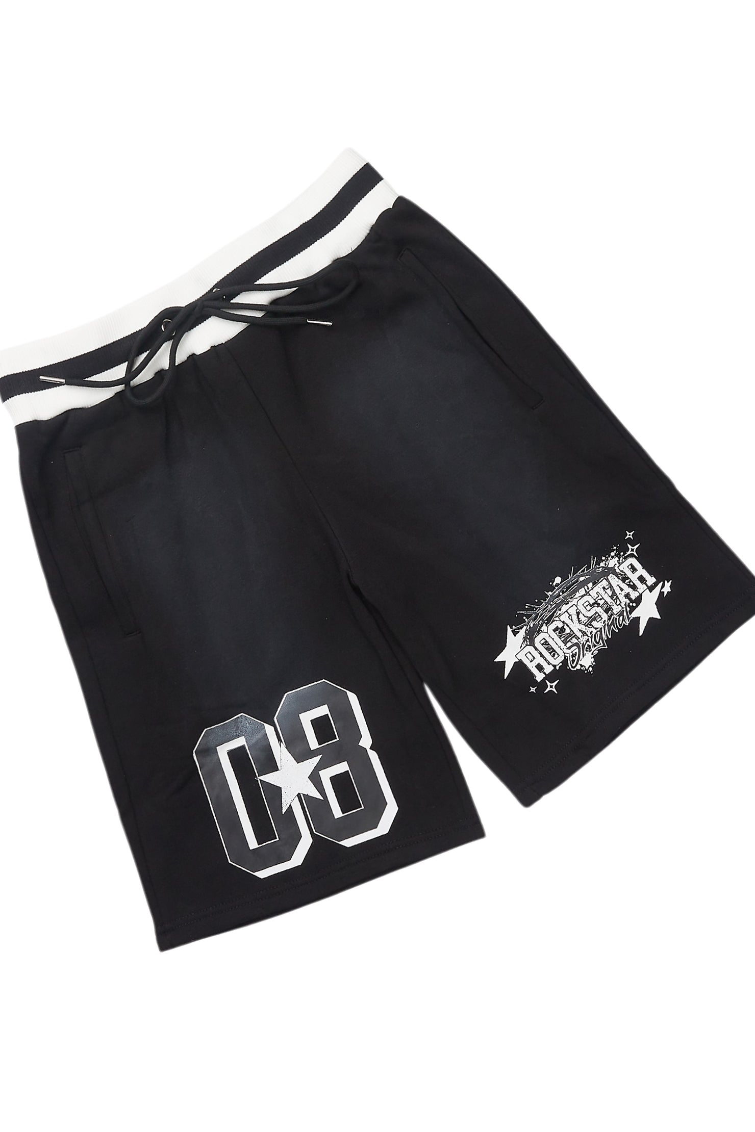 Allstar Black/White T-Shirt Short Set